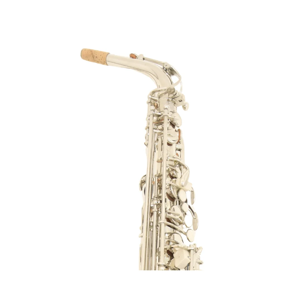 Heinrich GSW-01 Alto Saxophone with Case - Silver - Image 5