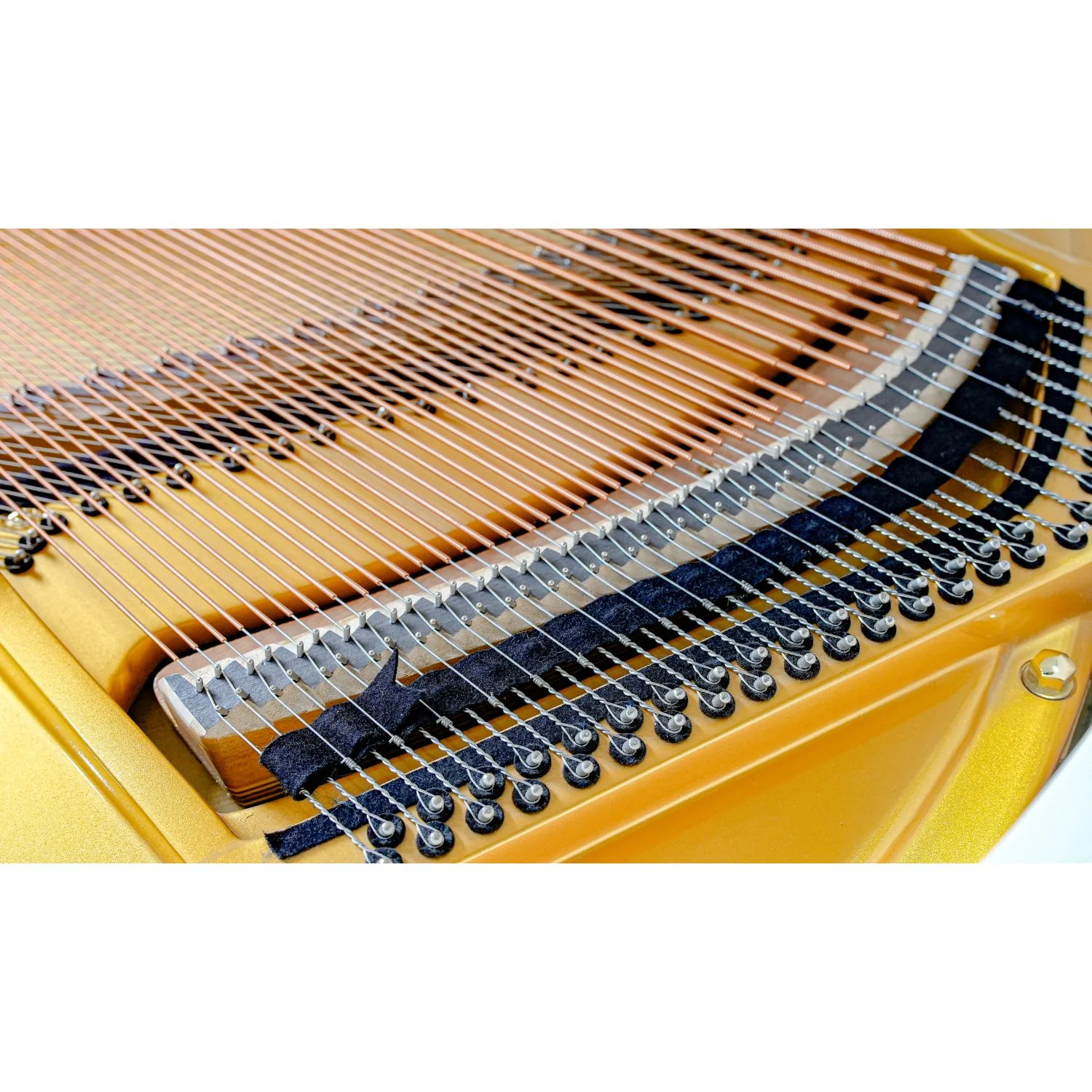 Heinrich HGP-152W WSP Round Legs Grand Piano – White - Image 4