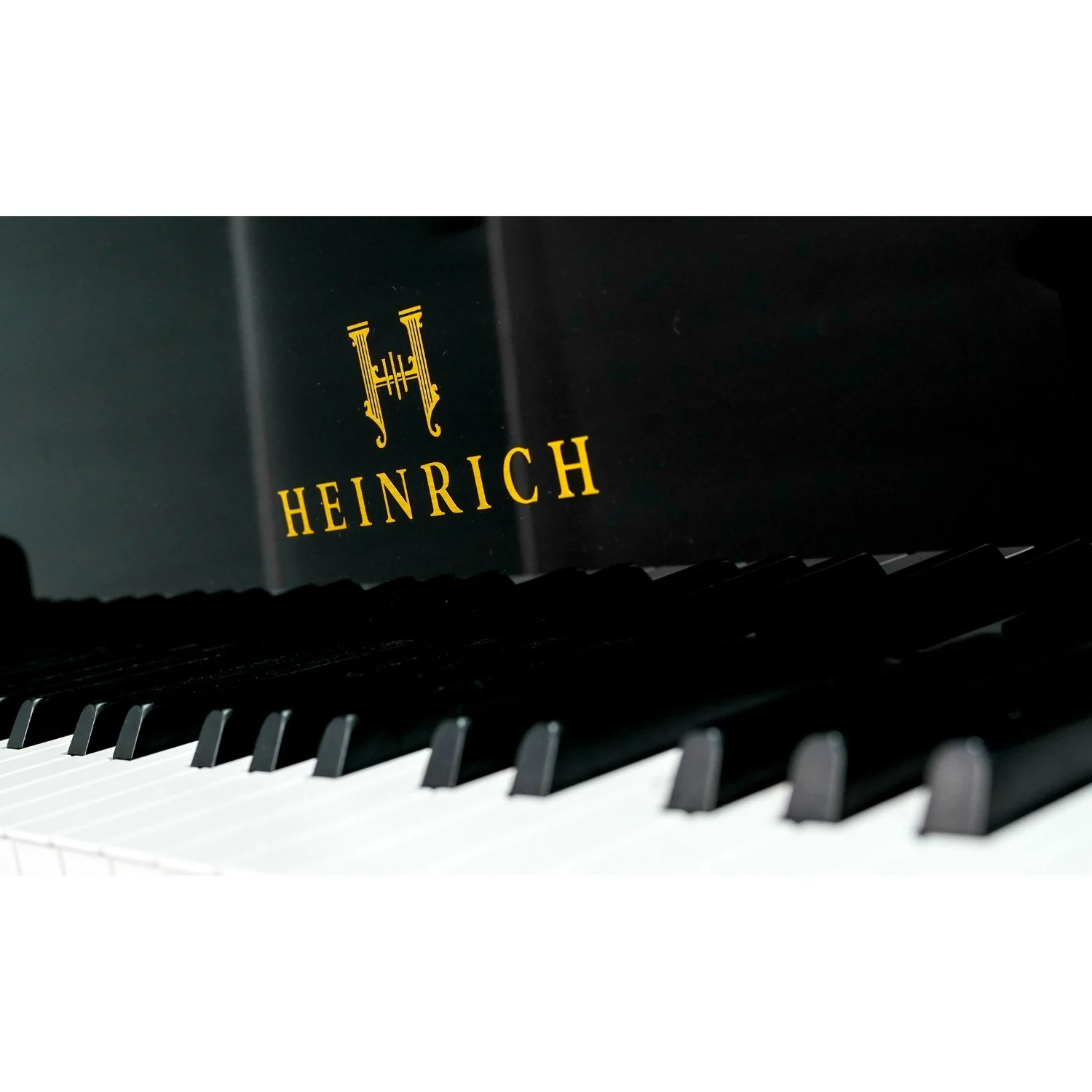 Heinrich HN-125E Upright Piano - Black - Image 8