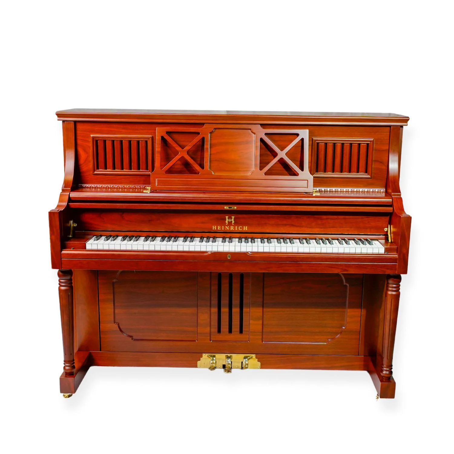 Heinrich HUP-125MA Upright Piano - Mahogany Matte - Image 2