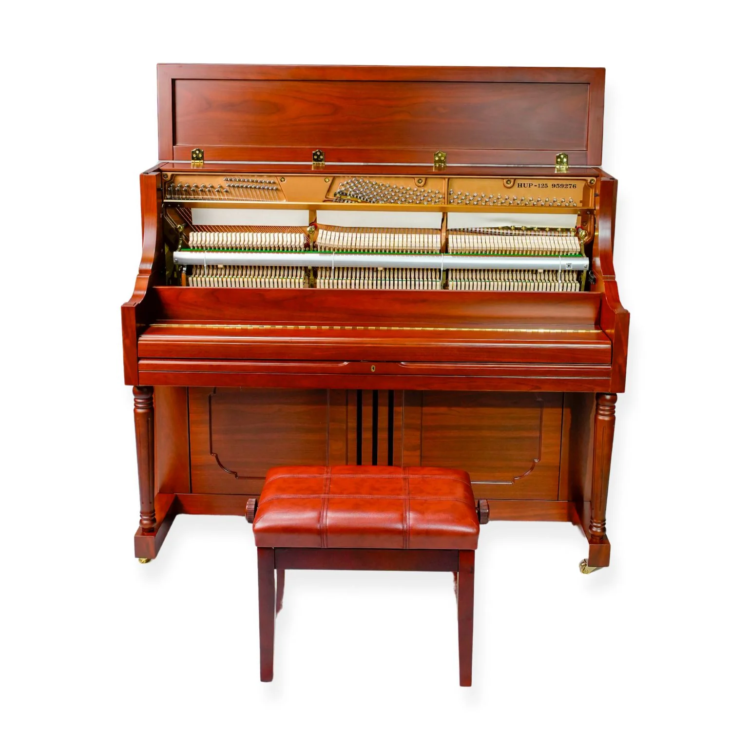Heinrich HUP-125MA Upright Piano - Mahogany Matte - Image 3