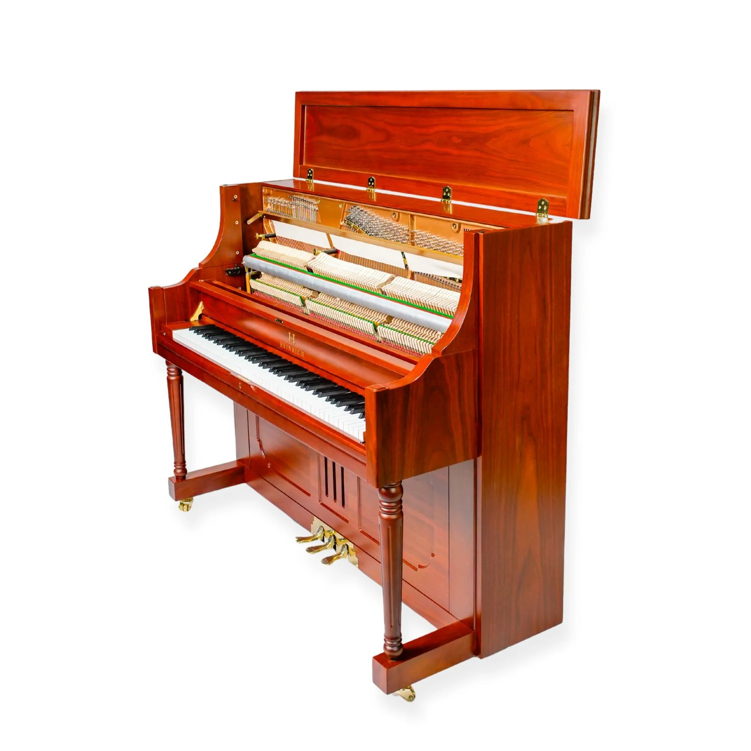 Heinrich HUP-125MA Upright Piano - Mahogany Matte - Image 4