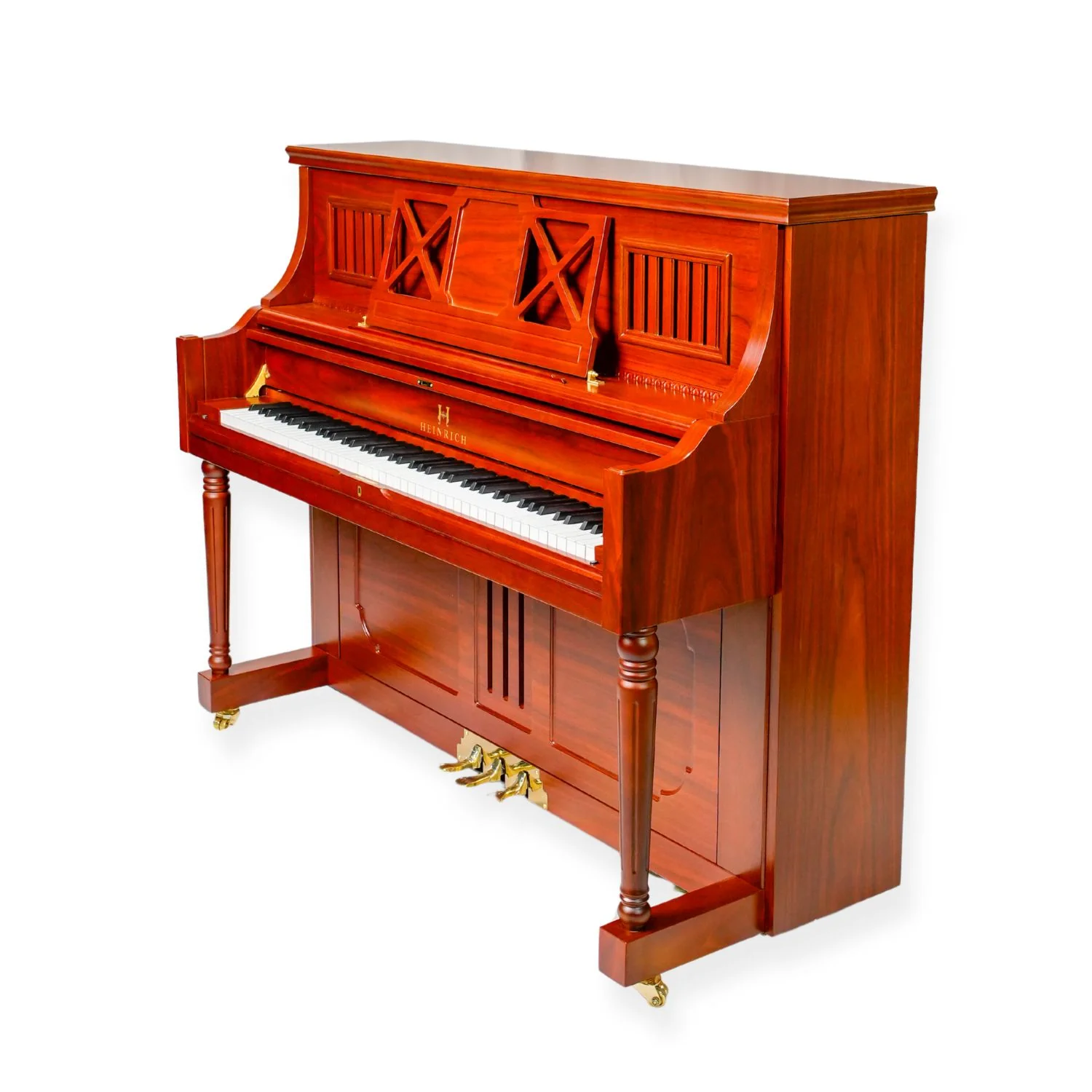 Heinrich HUP-125MA Upright Piano - Mahogany Matte - Image 7