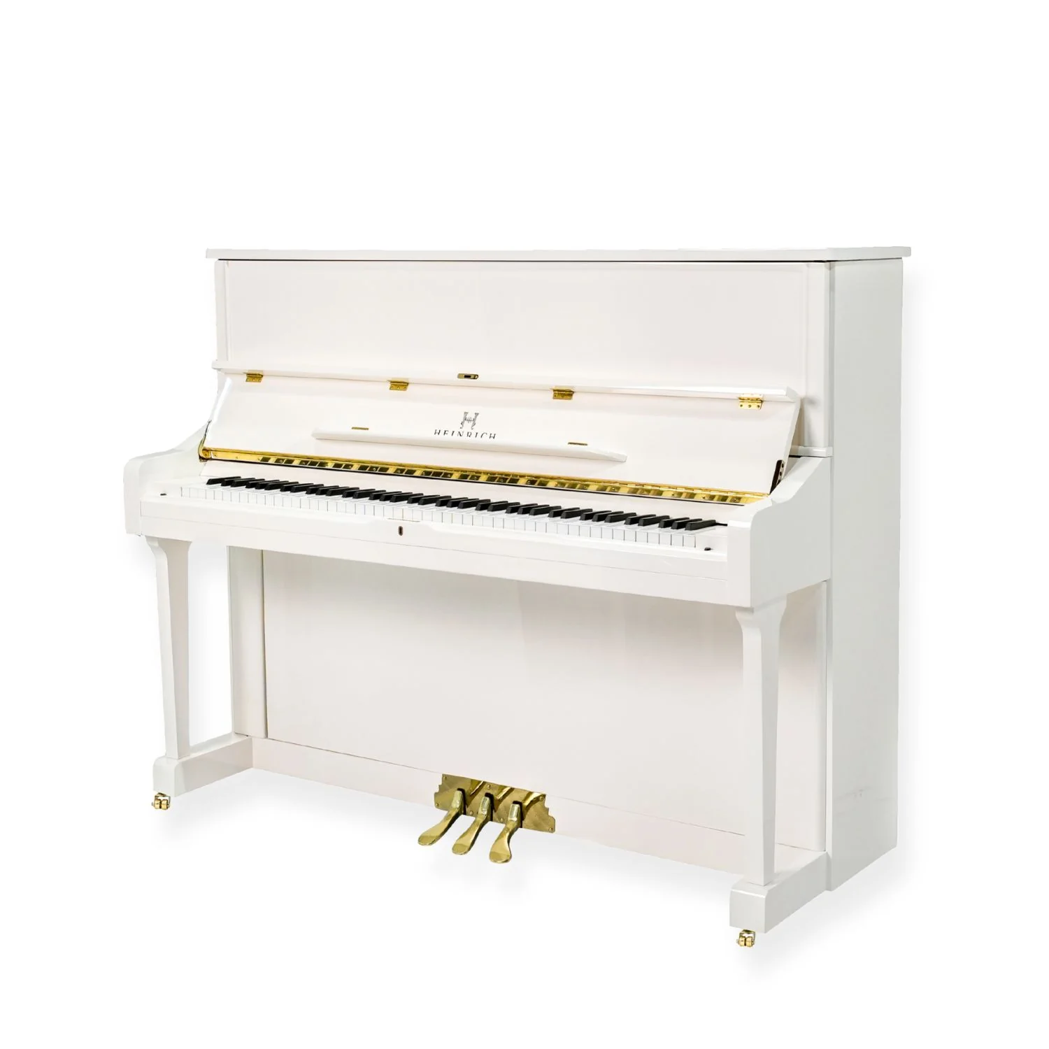Heinrich Upright Piano HUP-121W – High Gloss White - Image 5