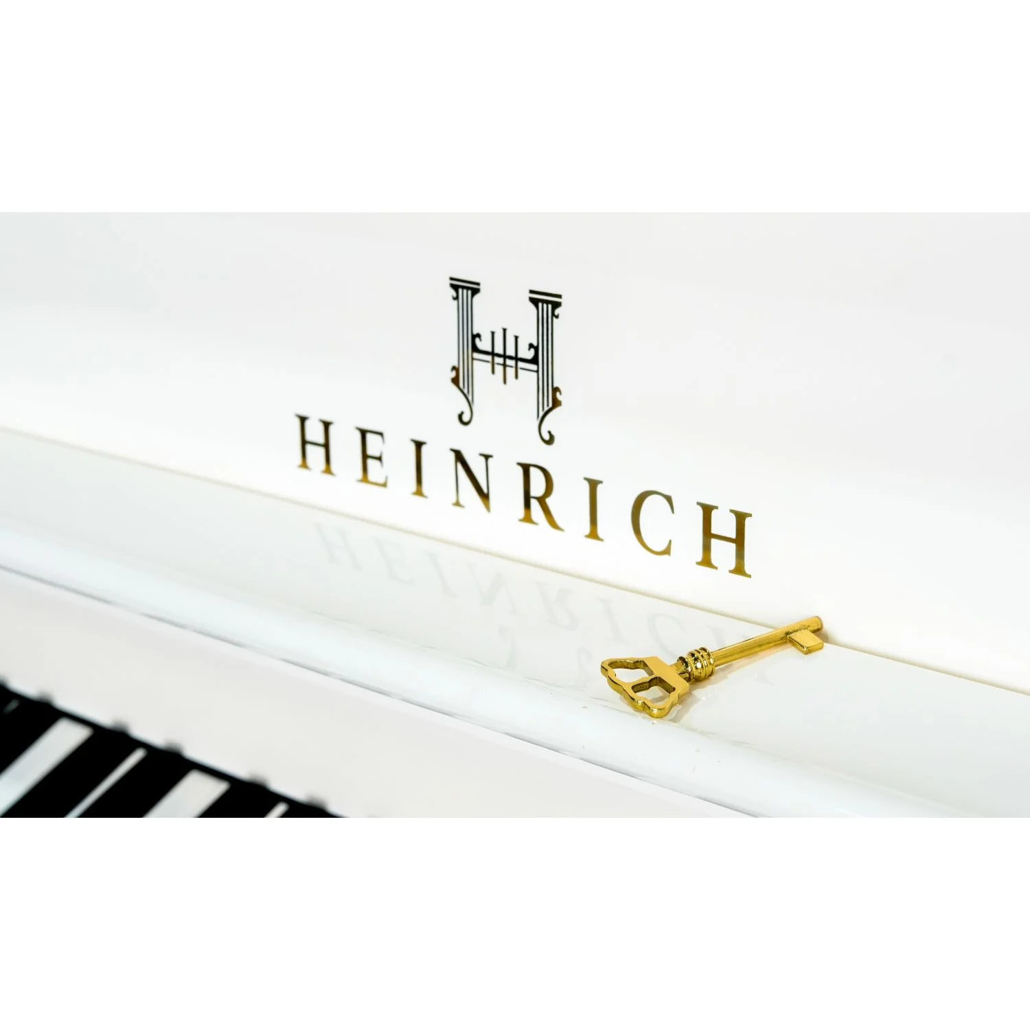 Heinrich Upright Piano HUP-121W – High Gloss White - Image 8