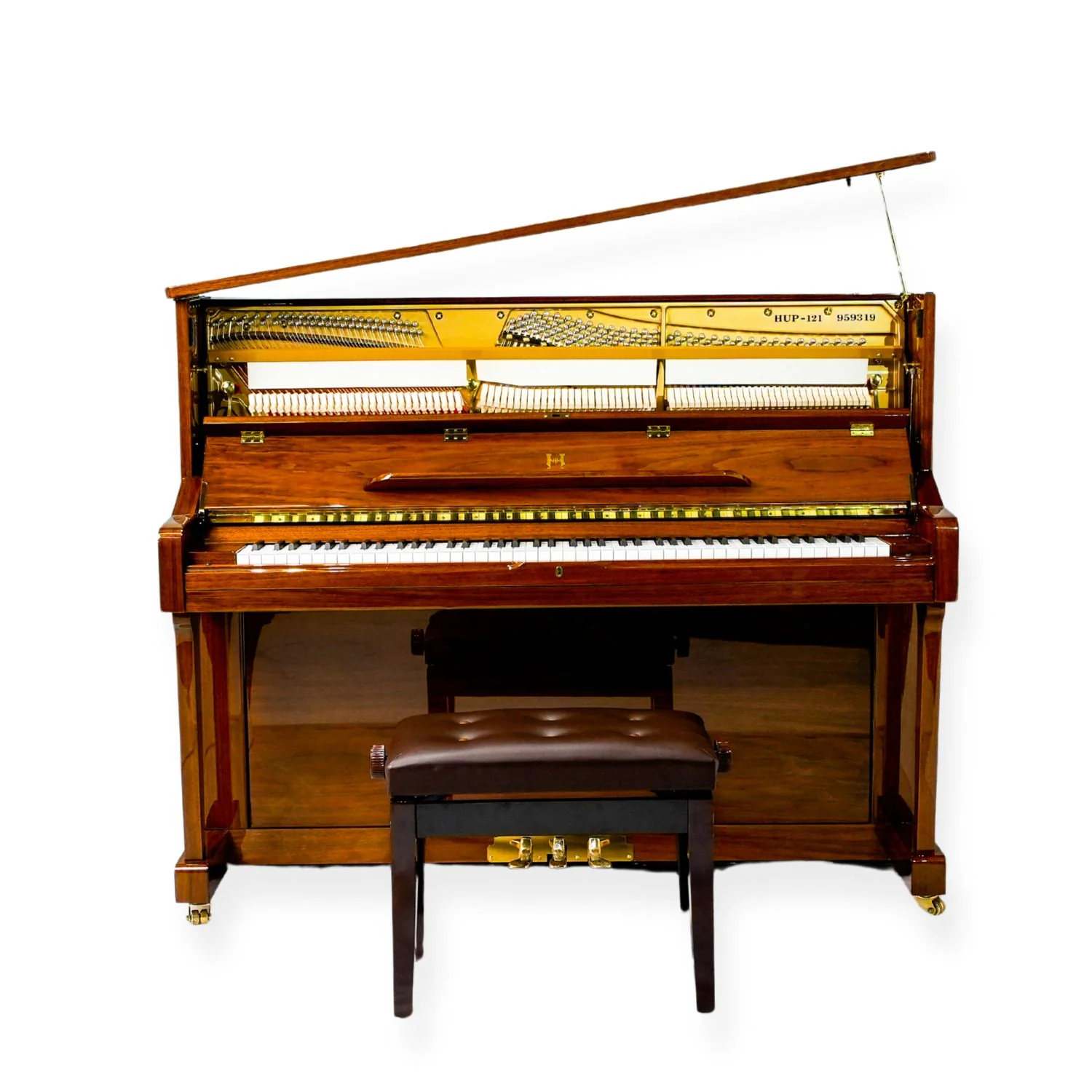 Heinrich Upright Piano HUP-121WA – Walnut - Image 4