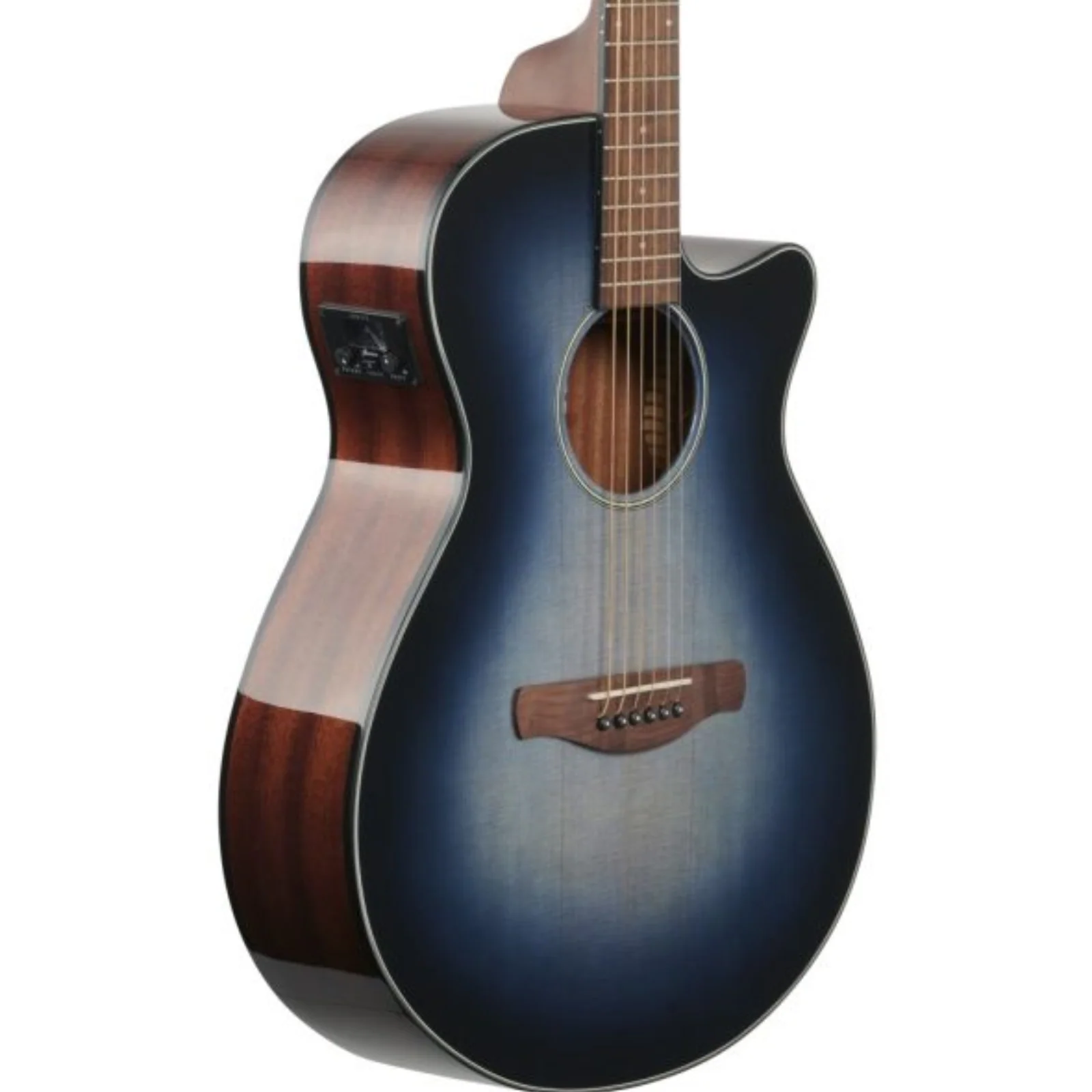 Ibanez AEG50-IBH Semi-Acoustic Guitar - Indigo Blue - Image 6
