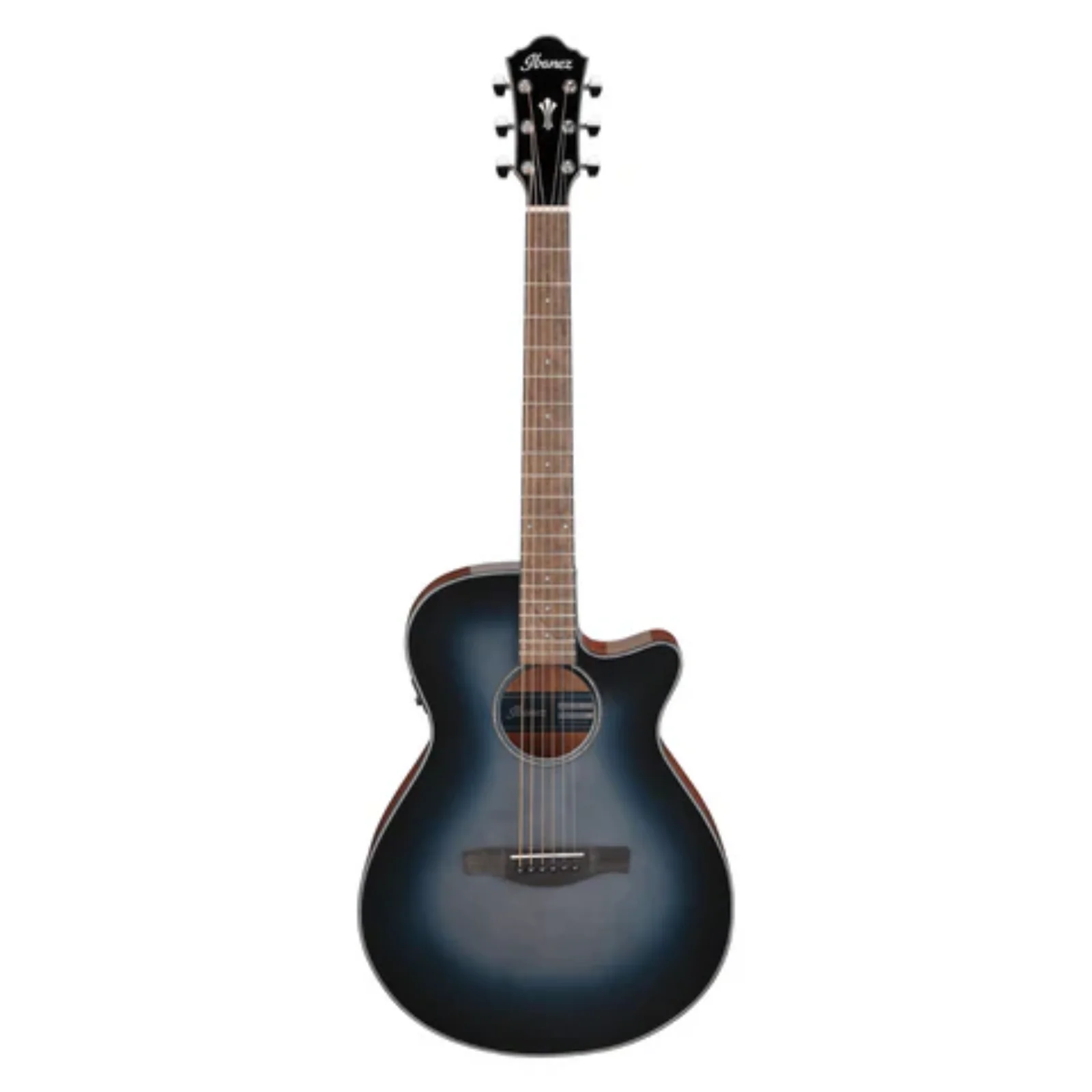 Ibanez AEG50-IBH Semi-Acoustic Guitar - Indigo Blue - Image 7