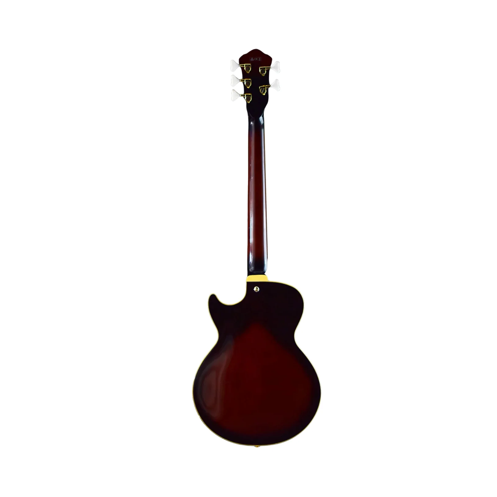 Ibanez AGB205 Electric Bass Guitar - Dark Violin Sunburst - Image 2