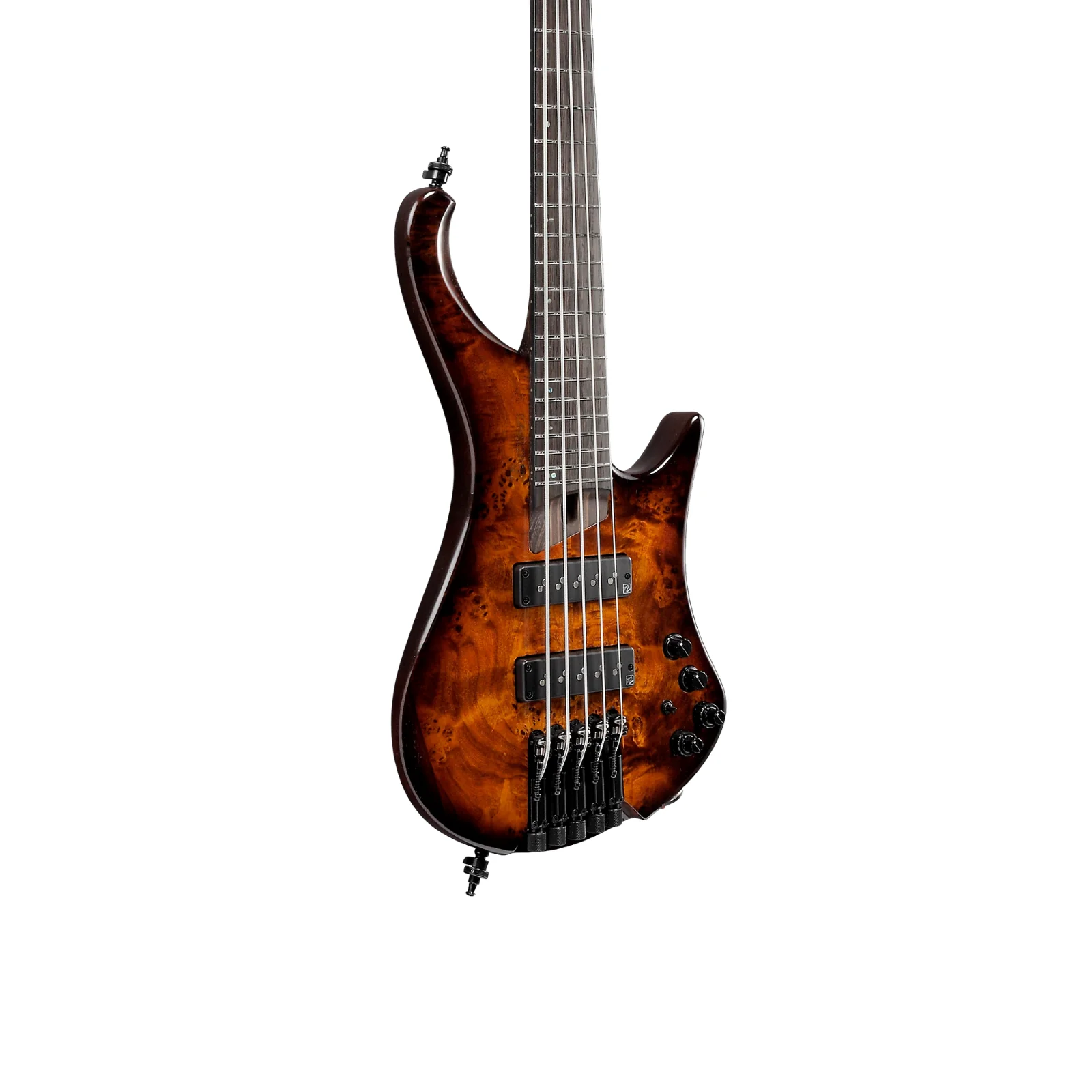 Ibanez EHB1505 5-String Headless Bass – Dragon Eye Burst Flat - Image 3