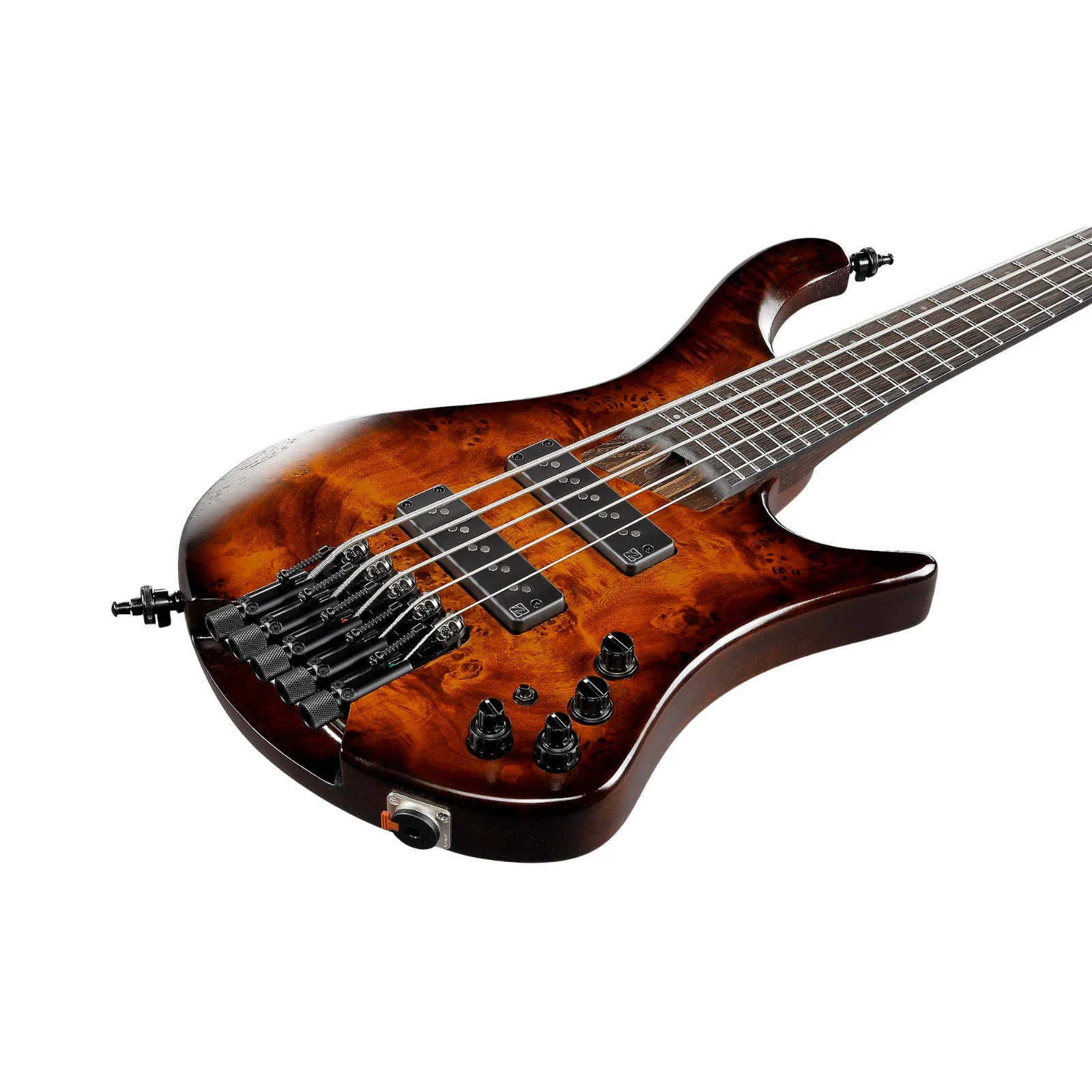 Ibanez EHB1505 5-String Headless Bass – Dragon Eye Burst Flat - Image 4