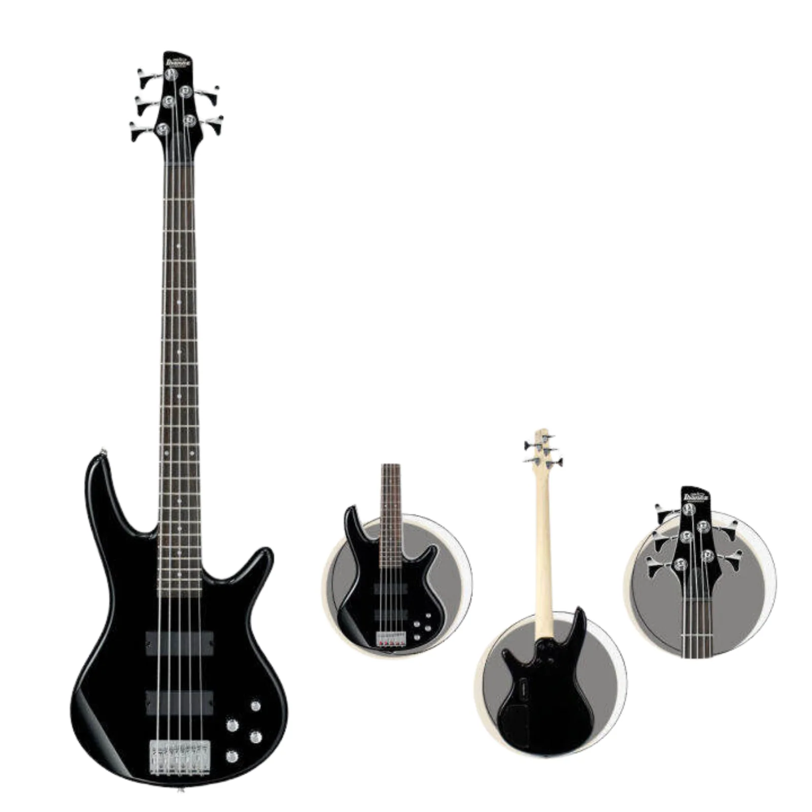 Ibanez GSR205-BK 5-String Electric Bass Guitar - Image 3