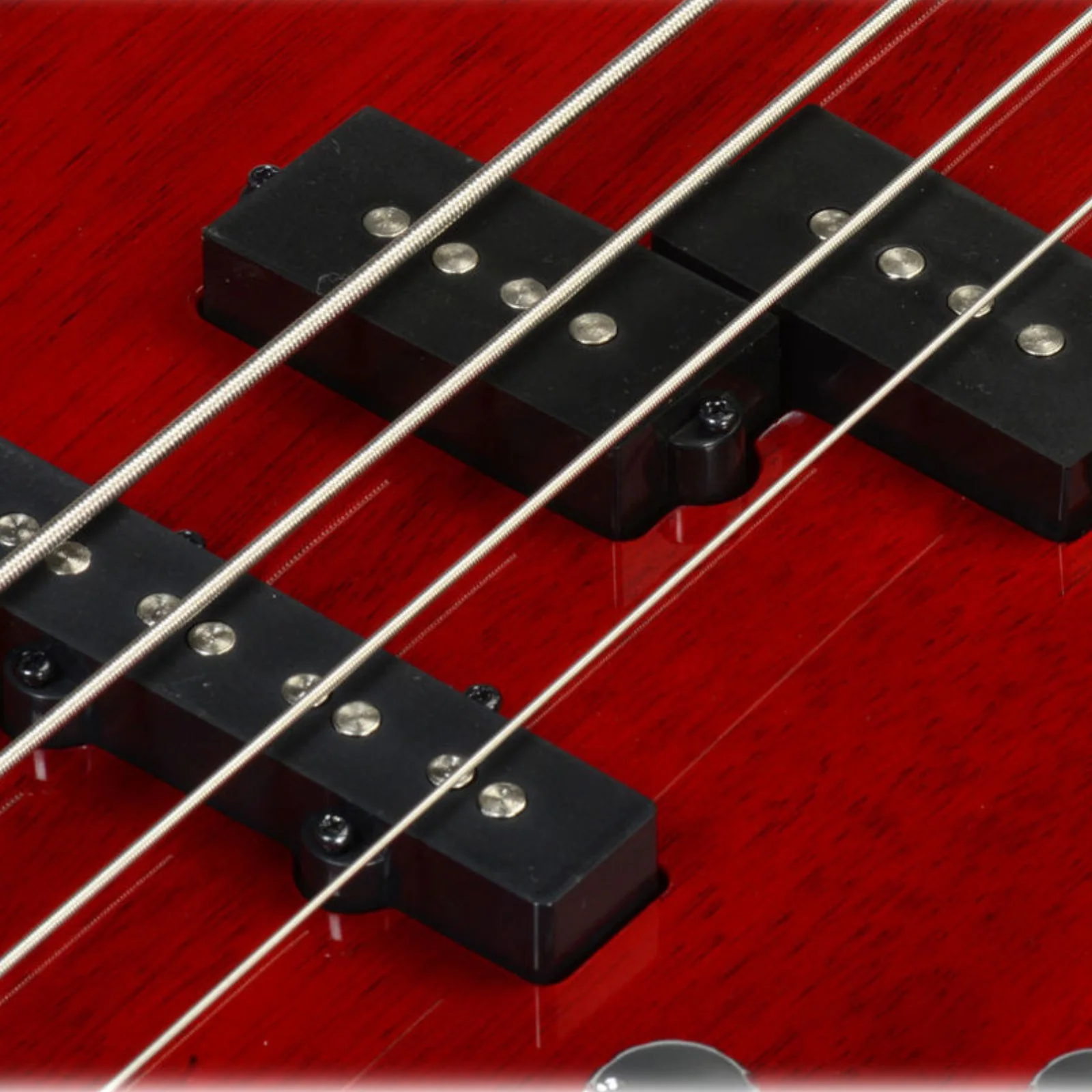 Ibanez GSR200-TR Electric Bass Guitar - Transparent Red - Image 4