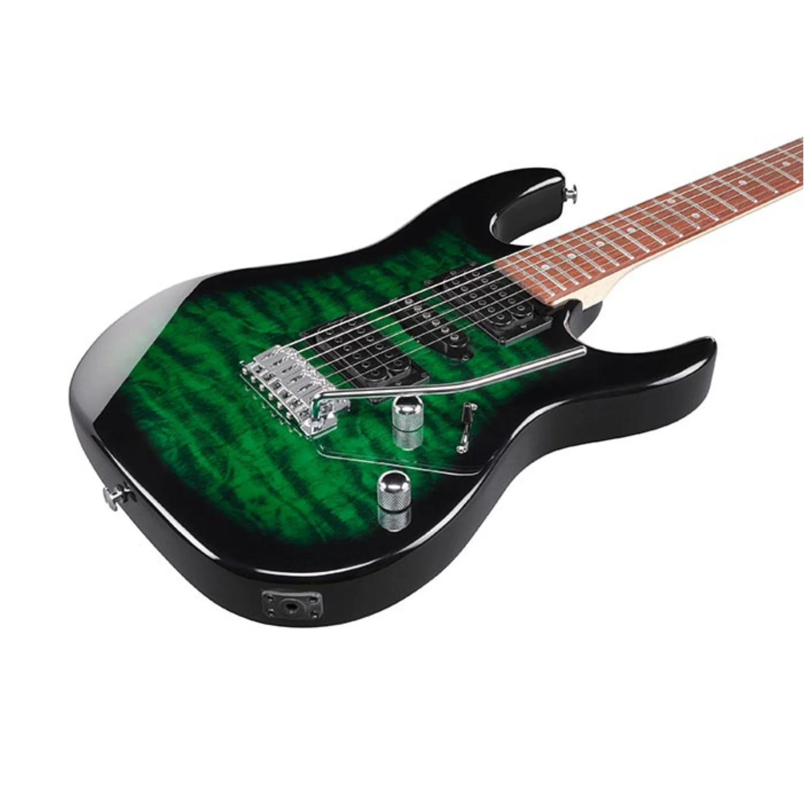 Ibanez GRX70QA-TEB Electric Guitar - Emerald Burst - Image 2