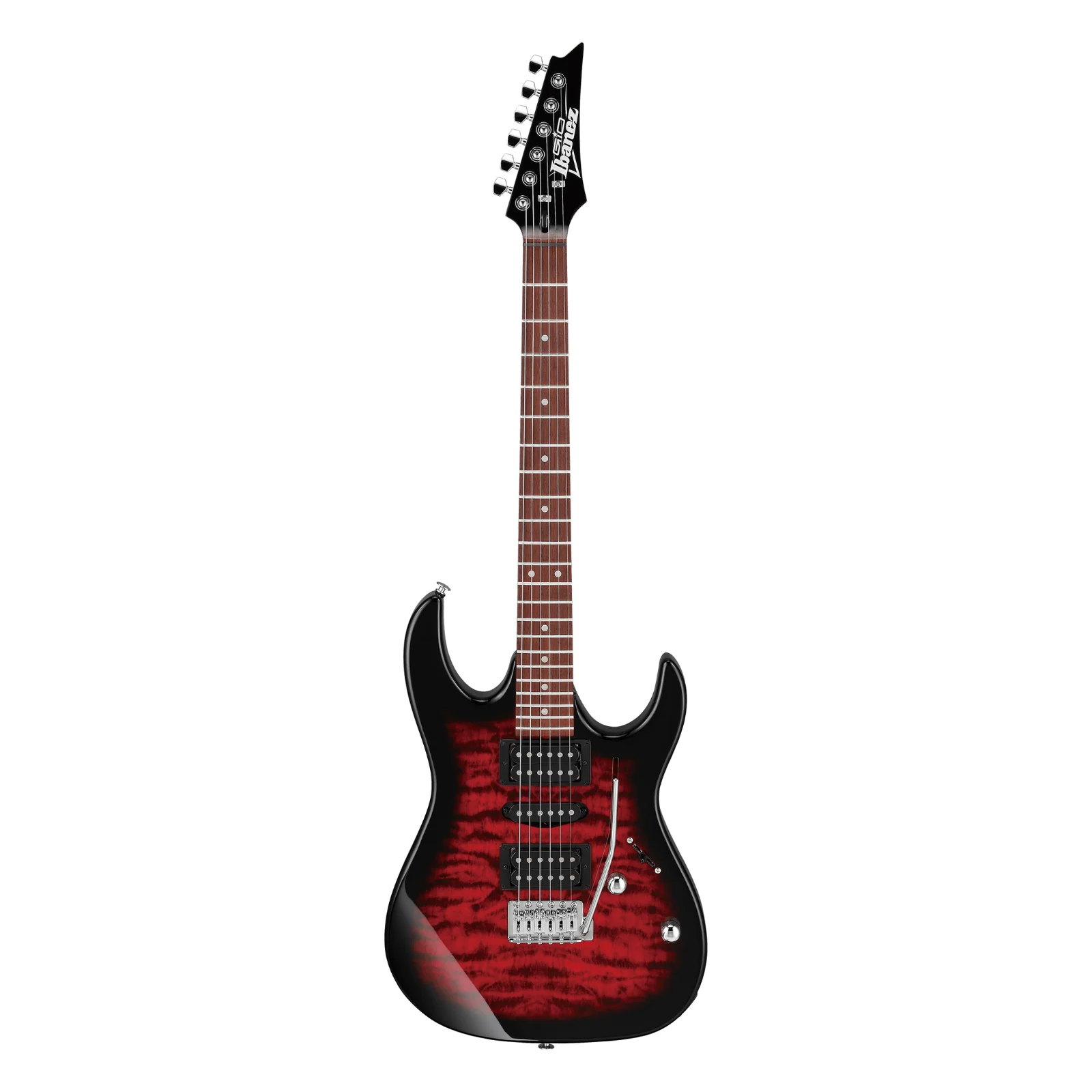 Ibanez GRX70QA-TRB Electric Guitar - Red Burst