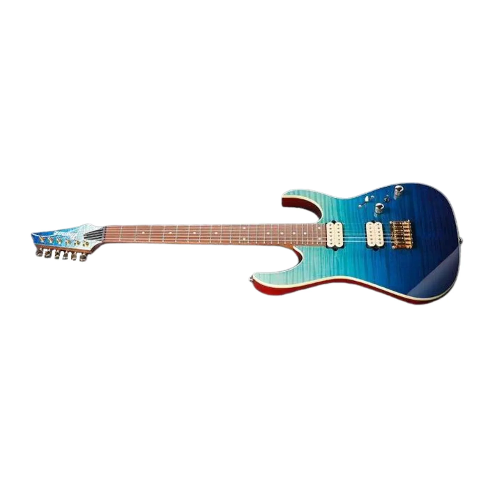 Ibanez RG421HPFM-BRG Electric Guitar - Blue Reef Gradation - Image 5