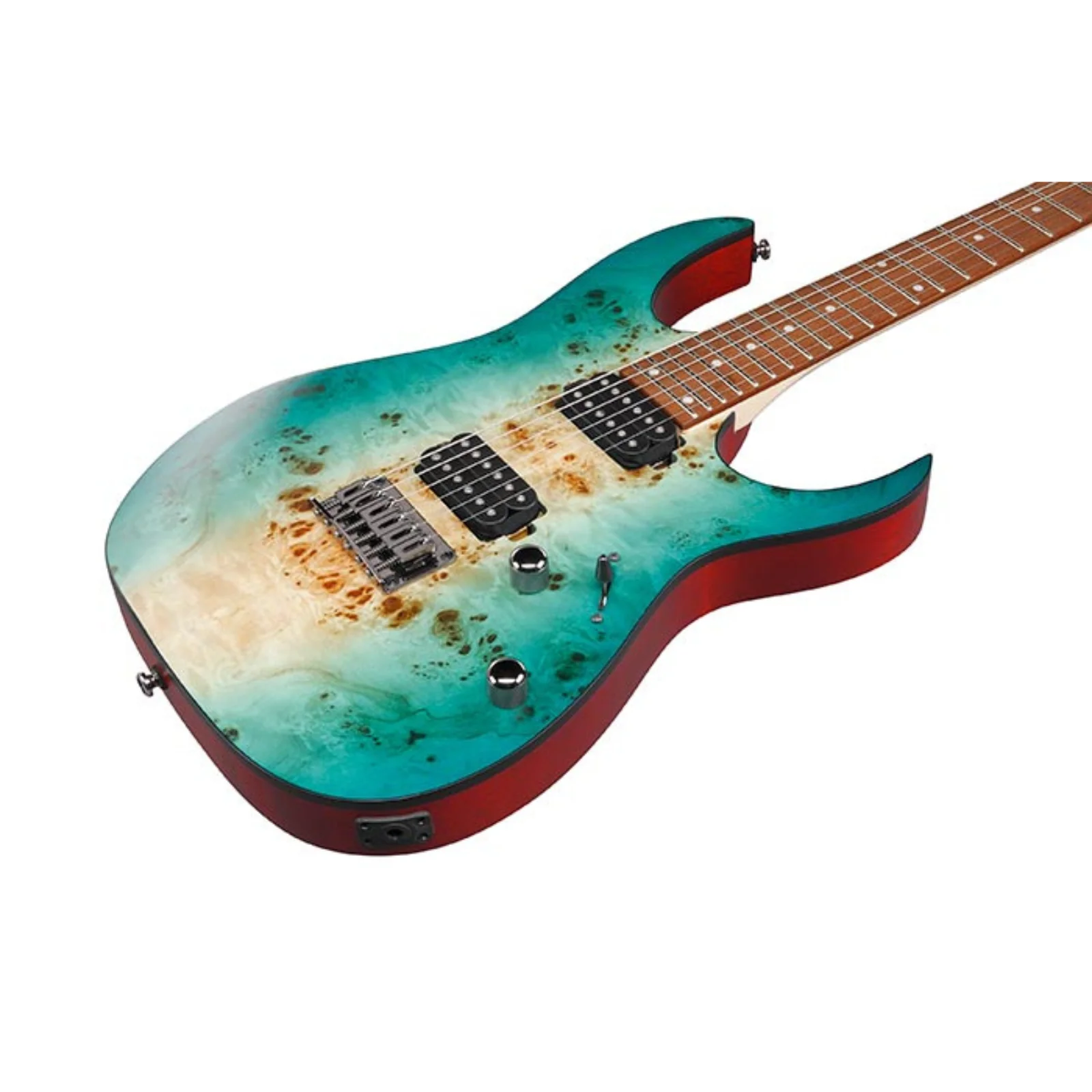 Ibanez RG421PB‑CHF Electric Guitar – Caribbean Shoreline Flat - Image 4