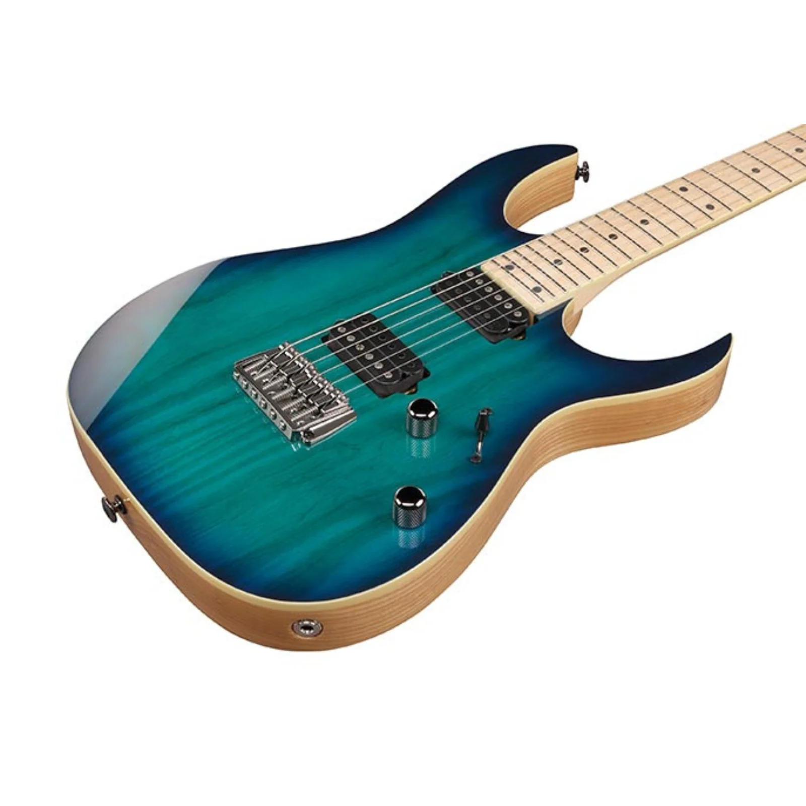 Ibanez RG652AHMFX Prestige Electric Guitar – Nebula Green Burst - Image 3