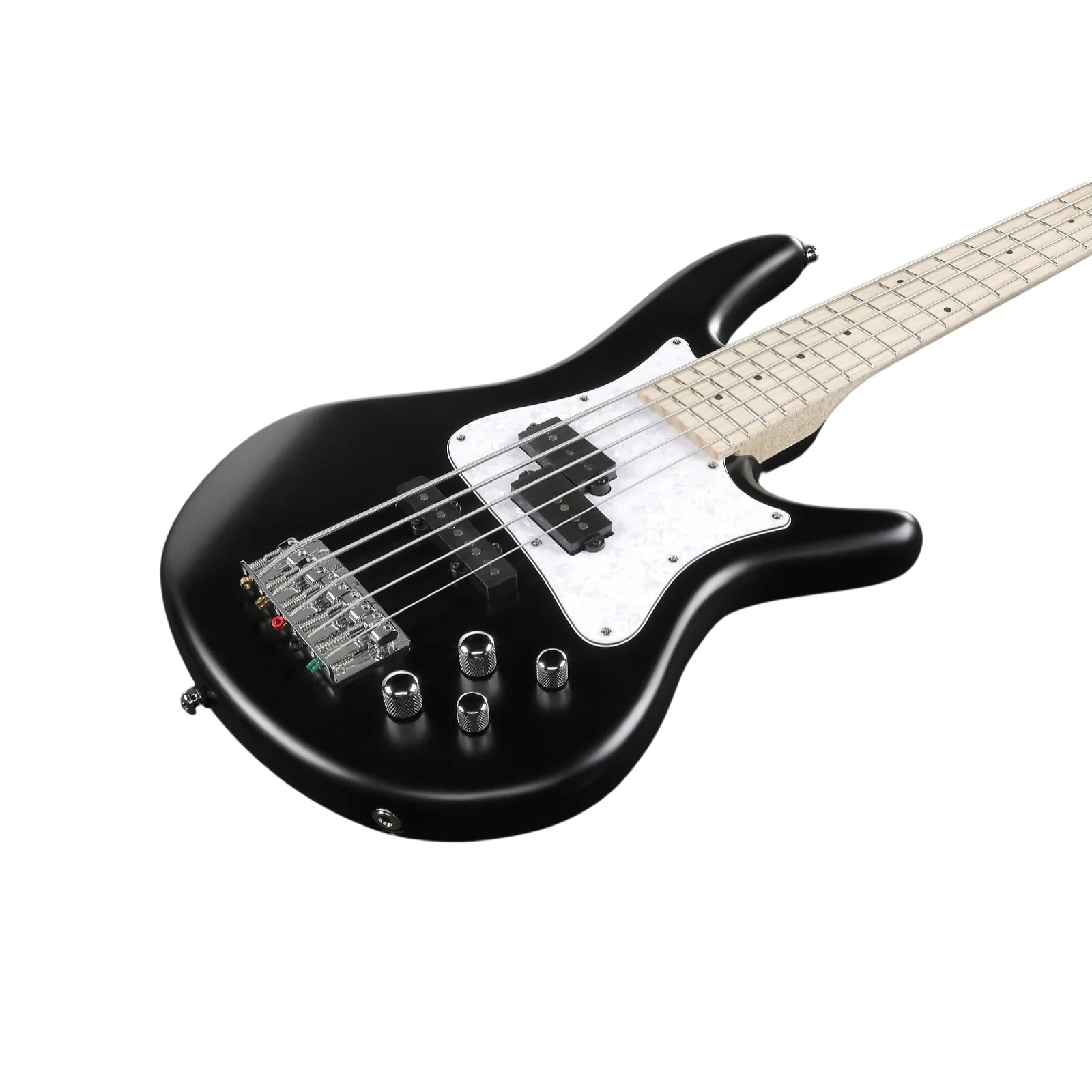 Ibanez SRMD205 Medium Scale Bass Guitar - Black Flat - Image 3