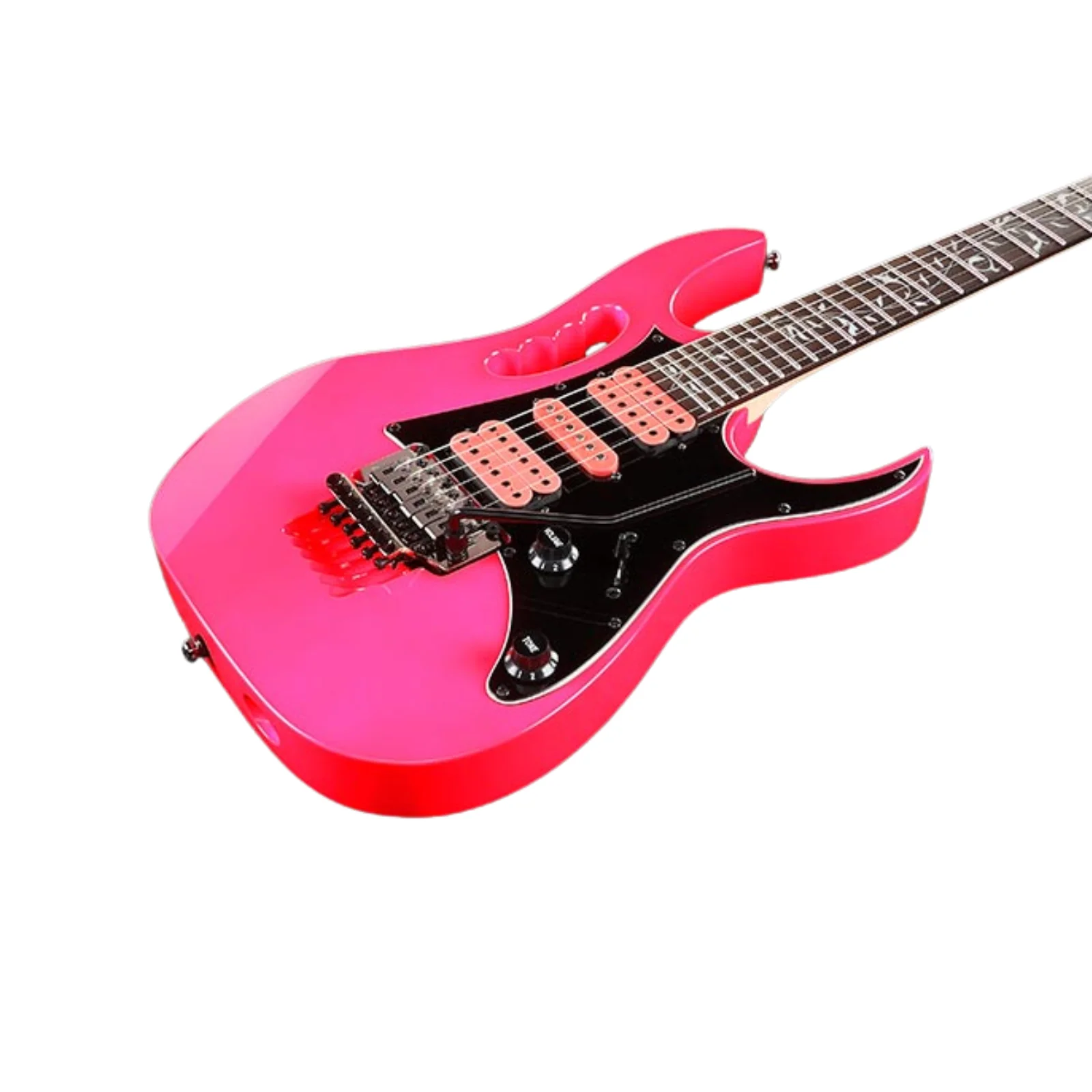 Ibanez JEMJRSP Steve Vai Signature Electric Guitar - Pink - Image 3