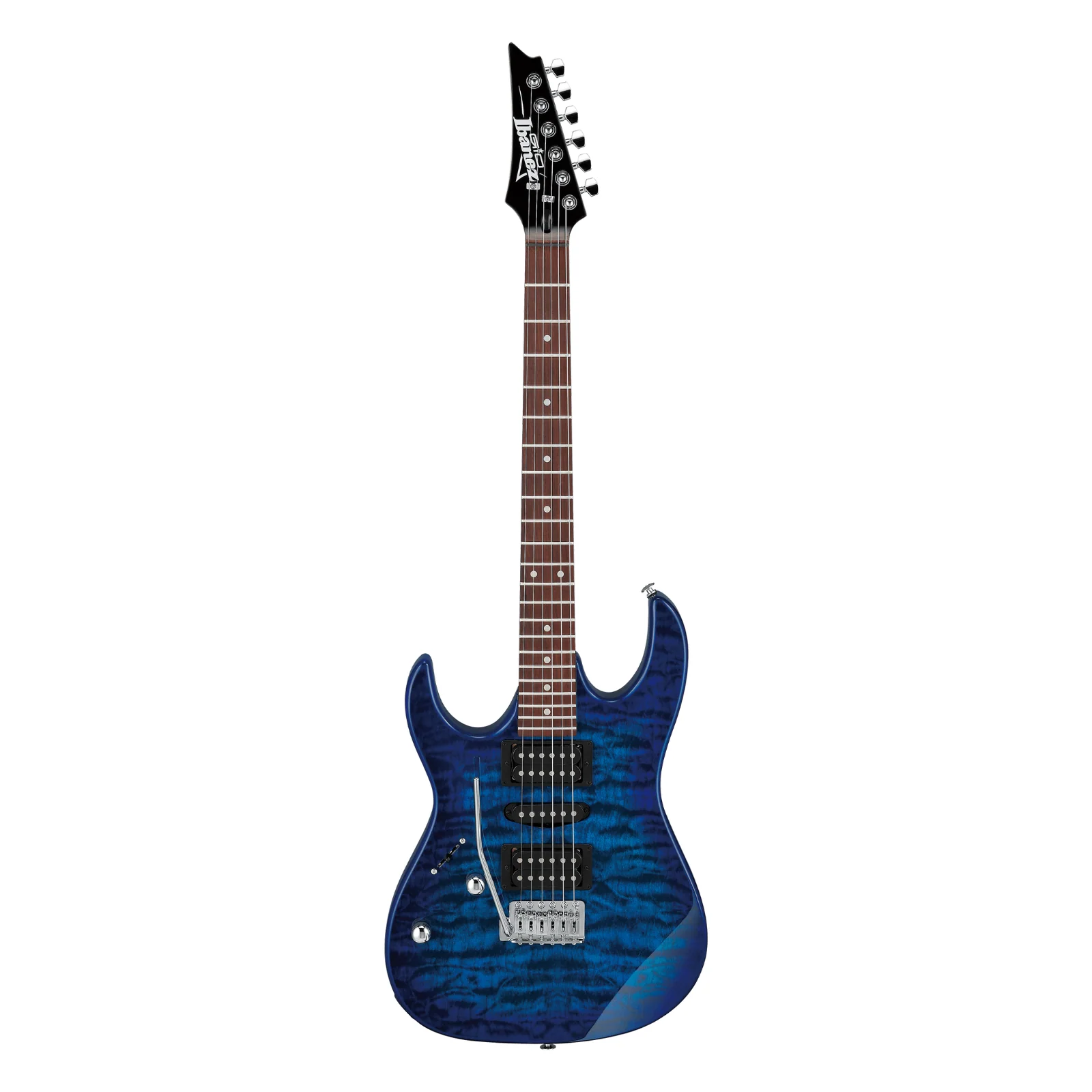 Ibanez GRX70QAL-TBB Left Handed Electric Guitar - Blue Burst