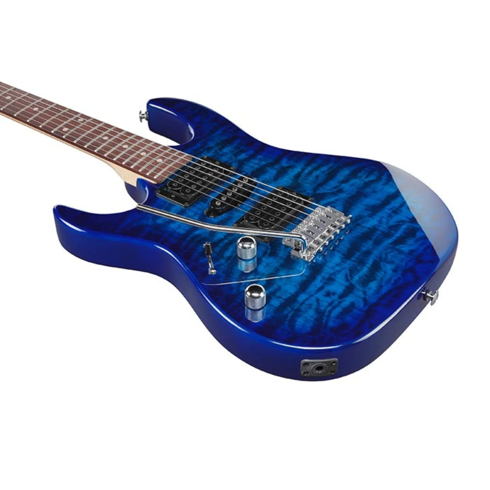 Ibanez GRX70QAL-TBB Left Handed Electric Guitar - Blue Burst - Image 5