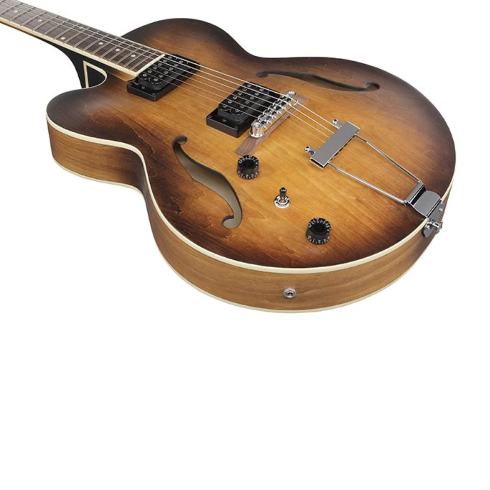 Ibanez AF55L Artcore Left-Handed Hollowbody - Tobacco Flat - Image 3