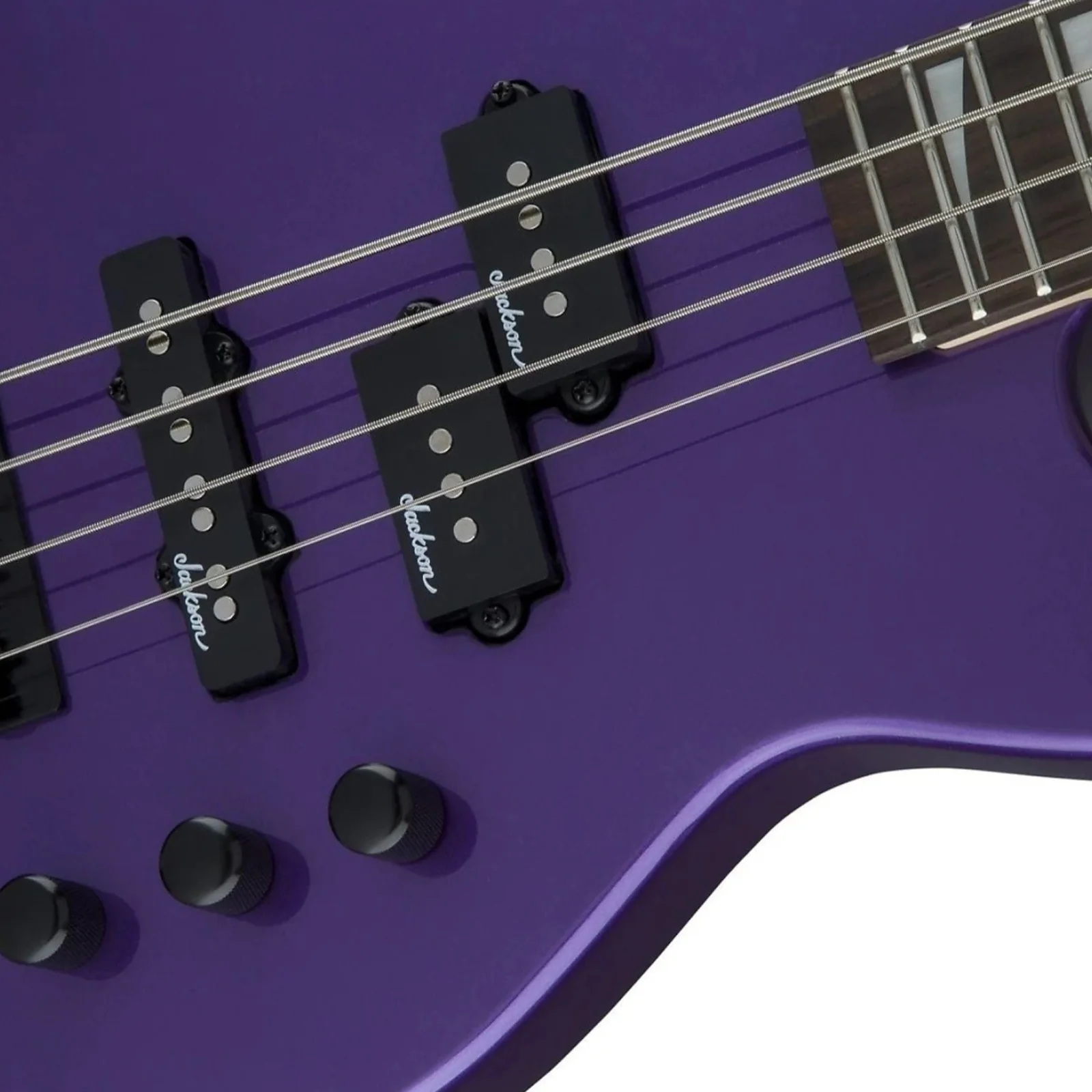 Jackson JS Series Concert™ Bass Minion JS1X – Pavo Purple - Image 4