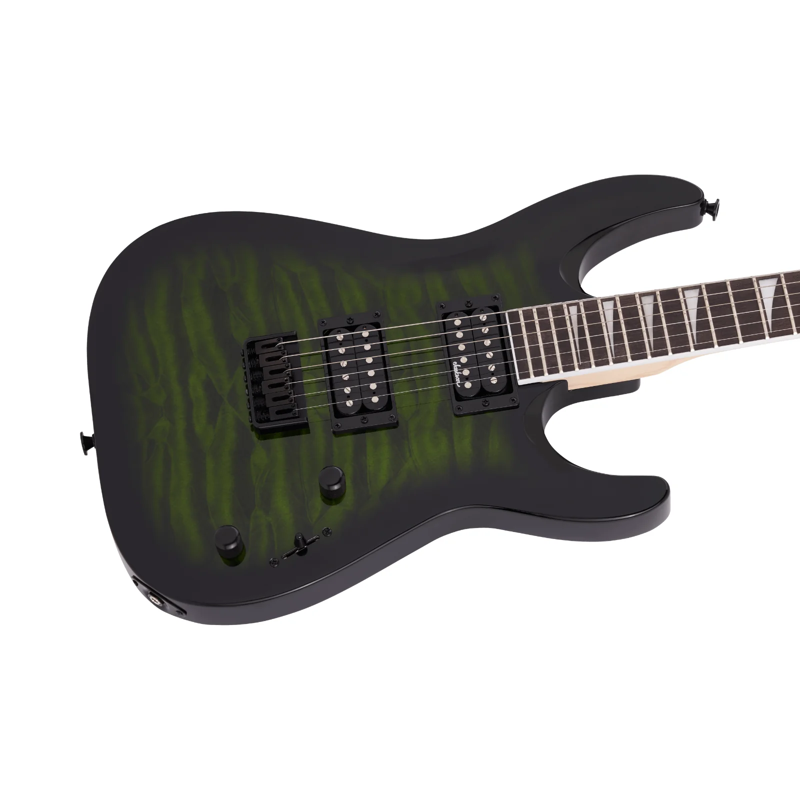 Jackson JS Series Dinky Arch Top JS32Q DKA HT – Green Burst - Image 5