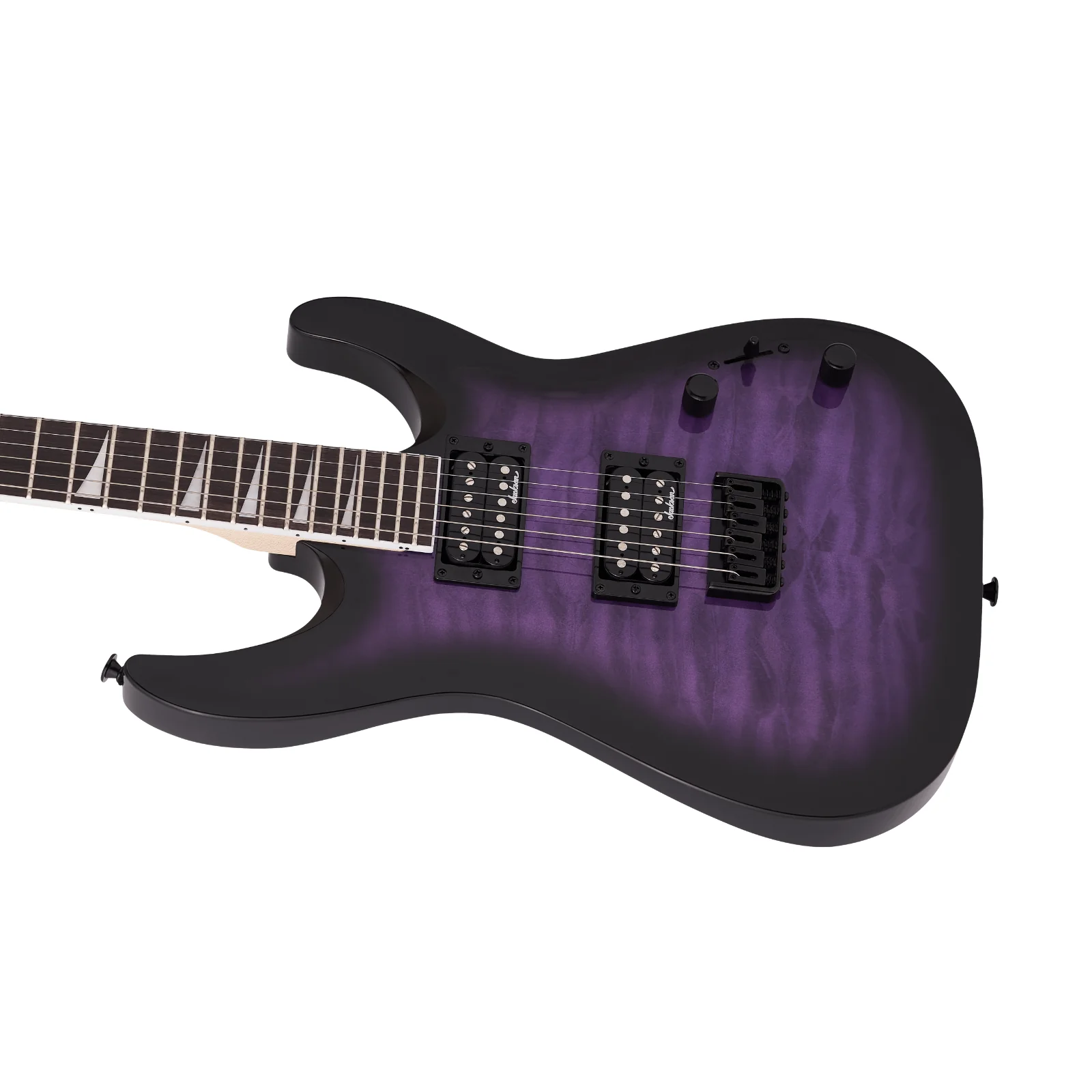 Jackson JS Series Dinky Arch Top JS32Q DKA HT – Transparent Purple Burst - Image 6