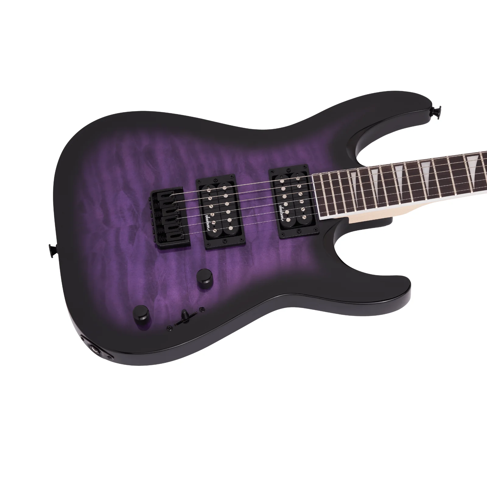 Jackson JS Series Dinky Arch Top JS32Q DKA HT – Transparent Purple Burst - Image 8