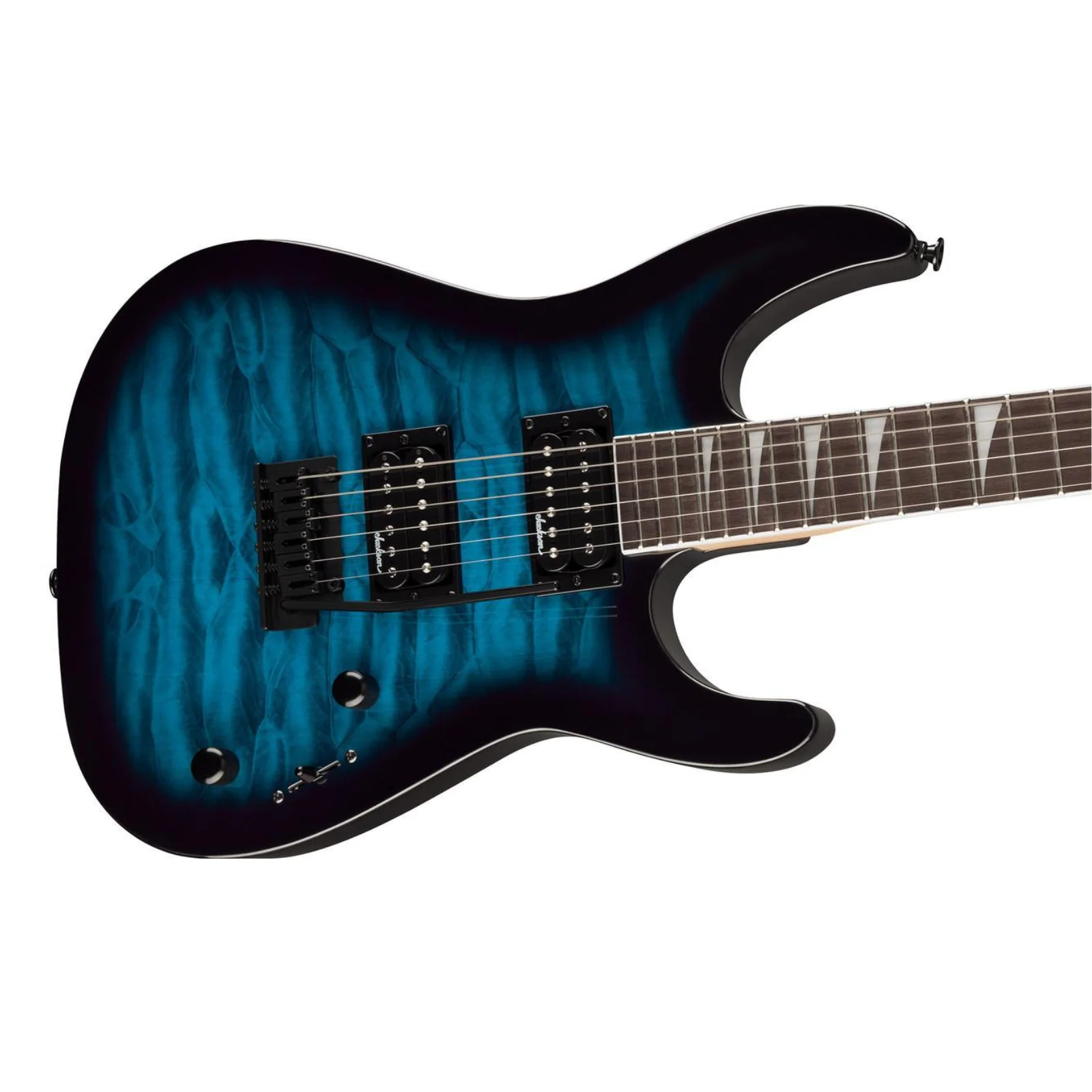 Jackson JS Series Dinky JS20 DKQ 2PT – Transparent Blue Burst - Image 6