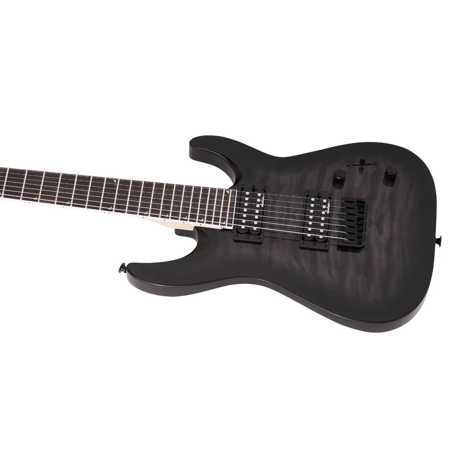Jackson JS22Q-7 Electric Guitar 7-String – Transparent Black Burst - Image 5