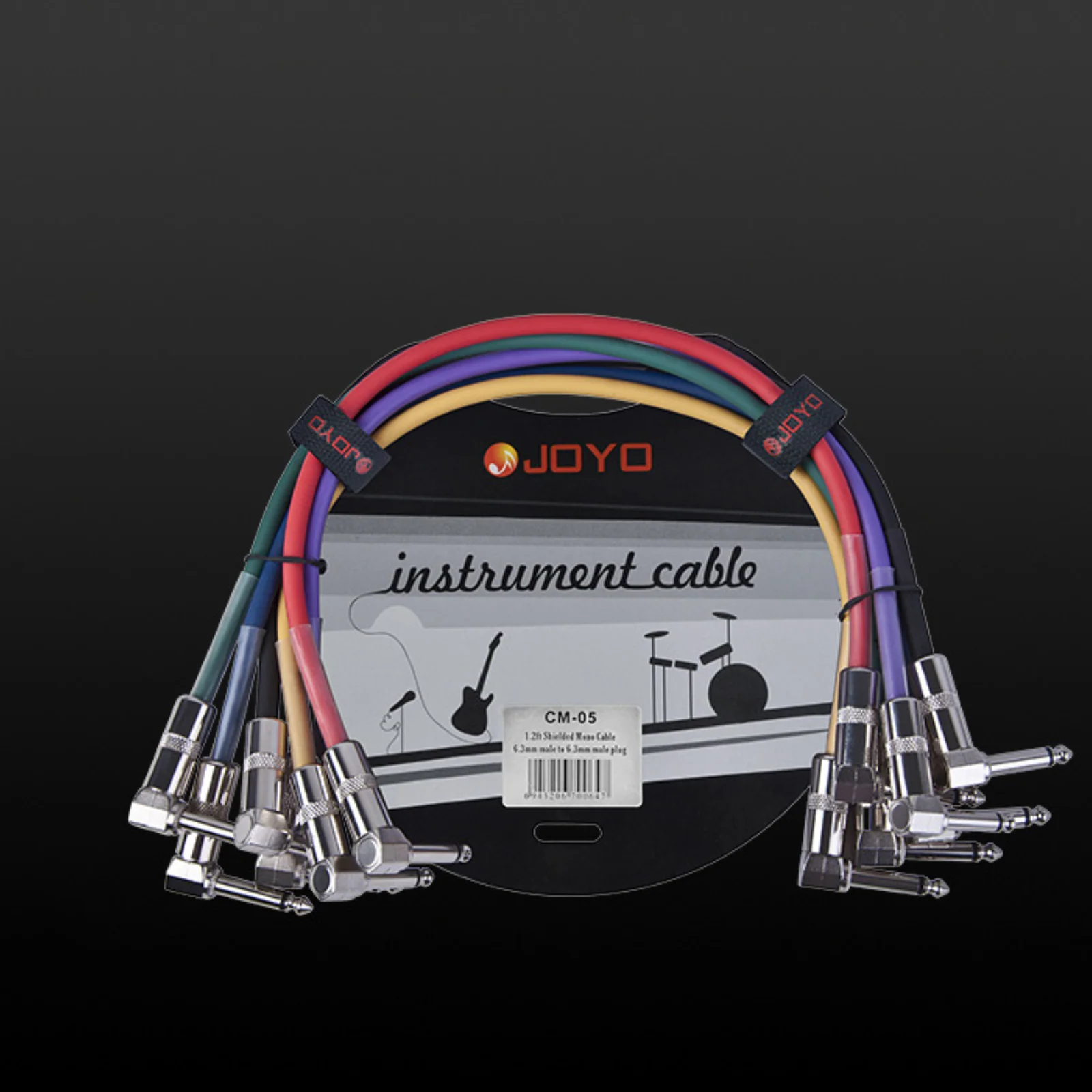 JOYO CM-05 Shielded Mono Patch Cable – 1.2ft (0.36m) - Image 2