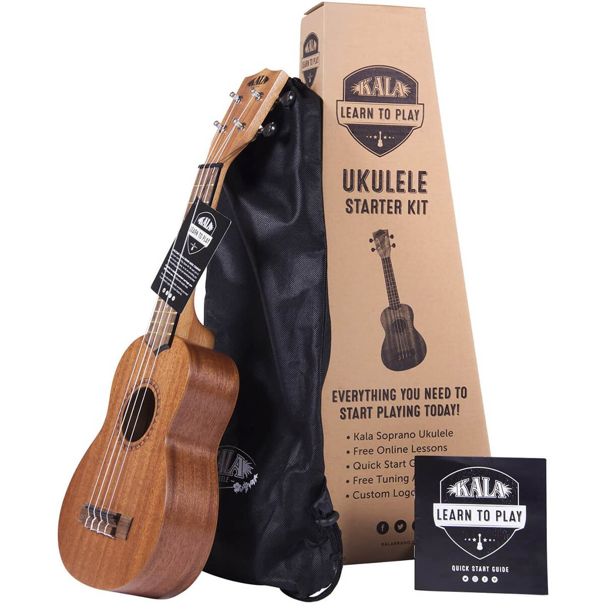 Kala Ukulele - Soprano Starter Kit LTP S