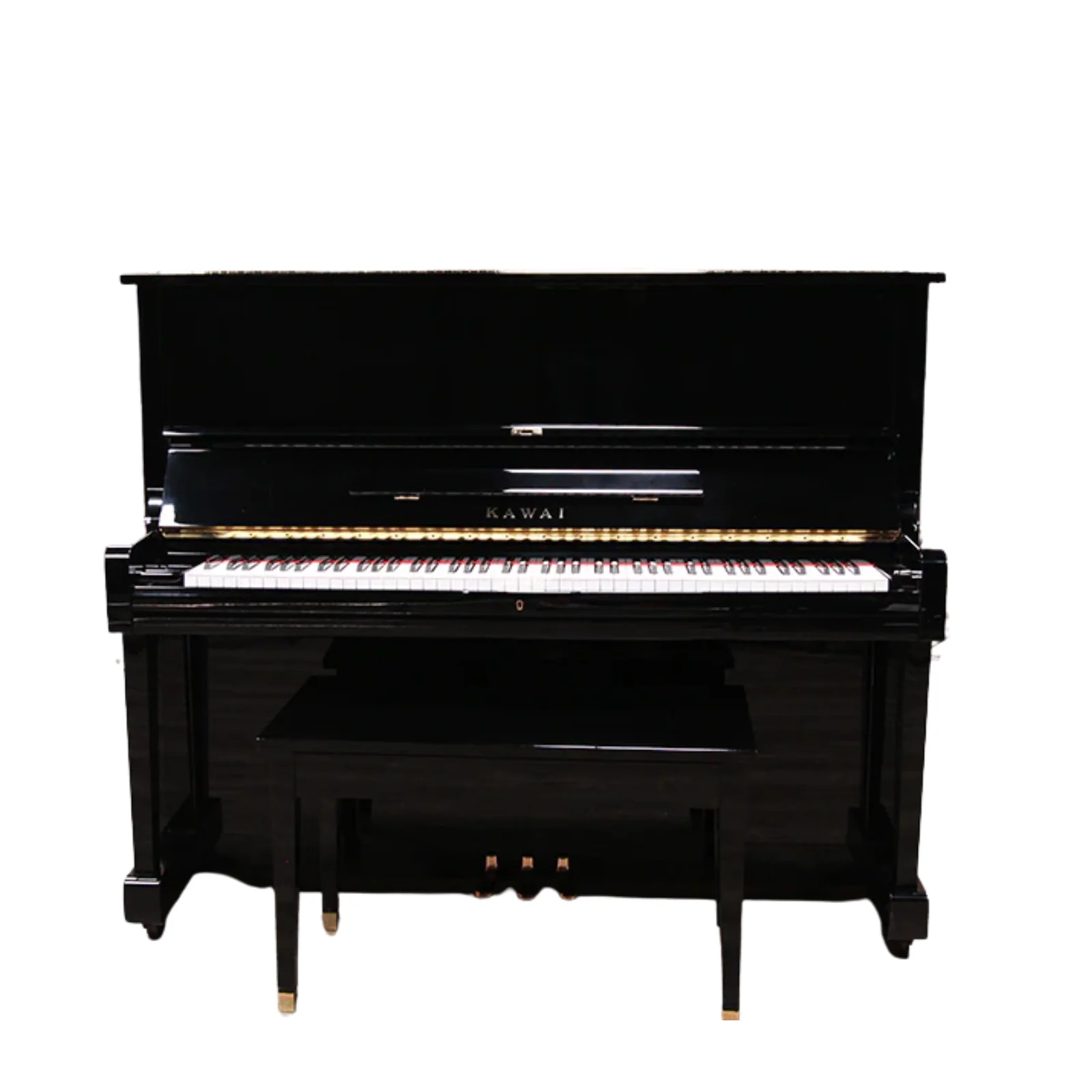Kawai BS‑20 Upright Piano – Black - Image 2