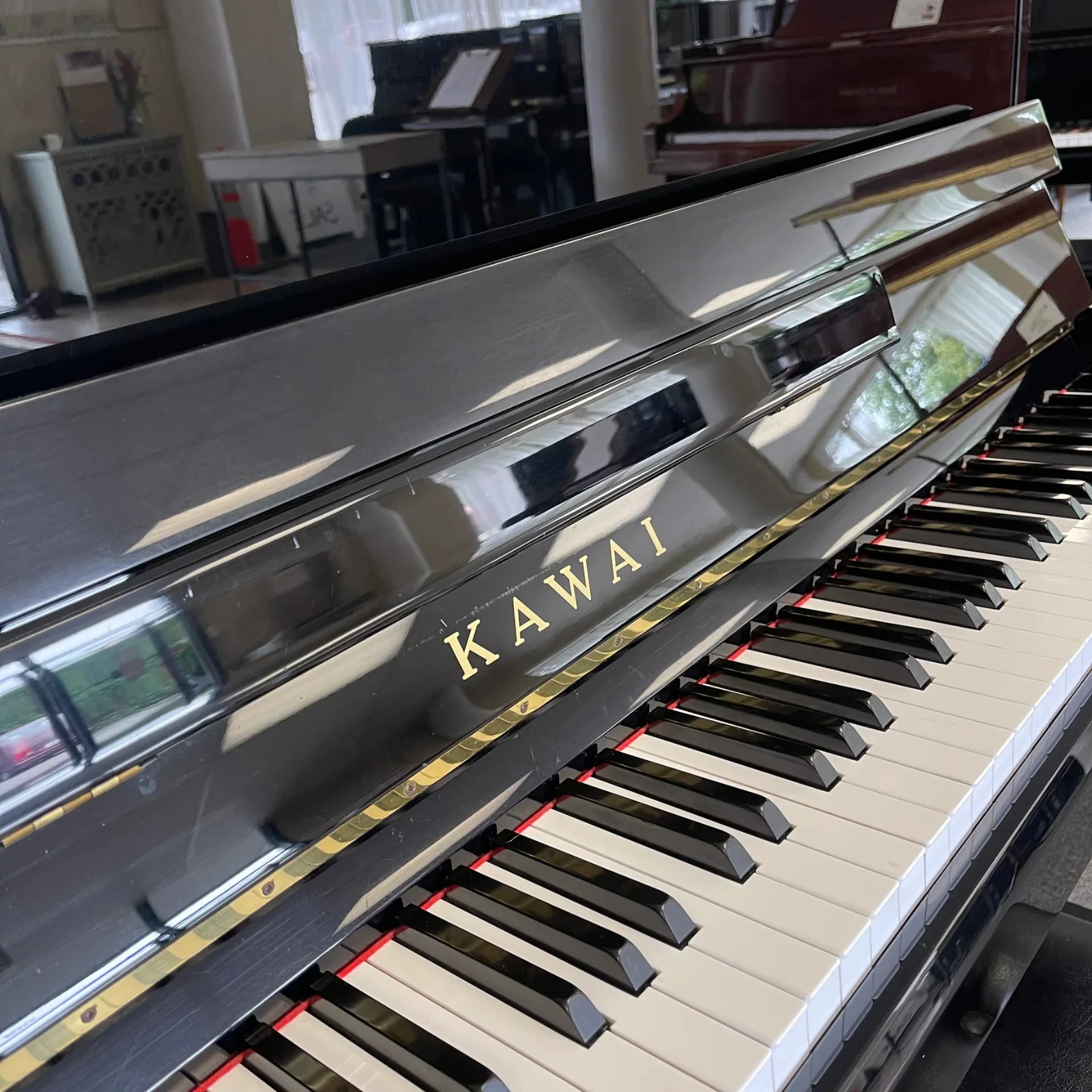 Kawai CX-21D Upright Piano – Black - Image 2