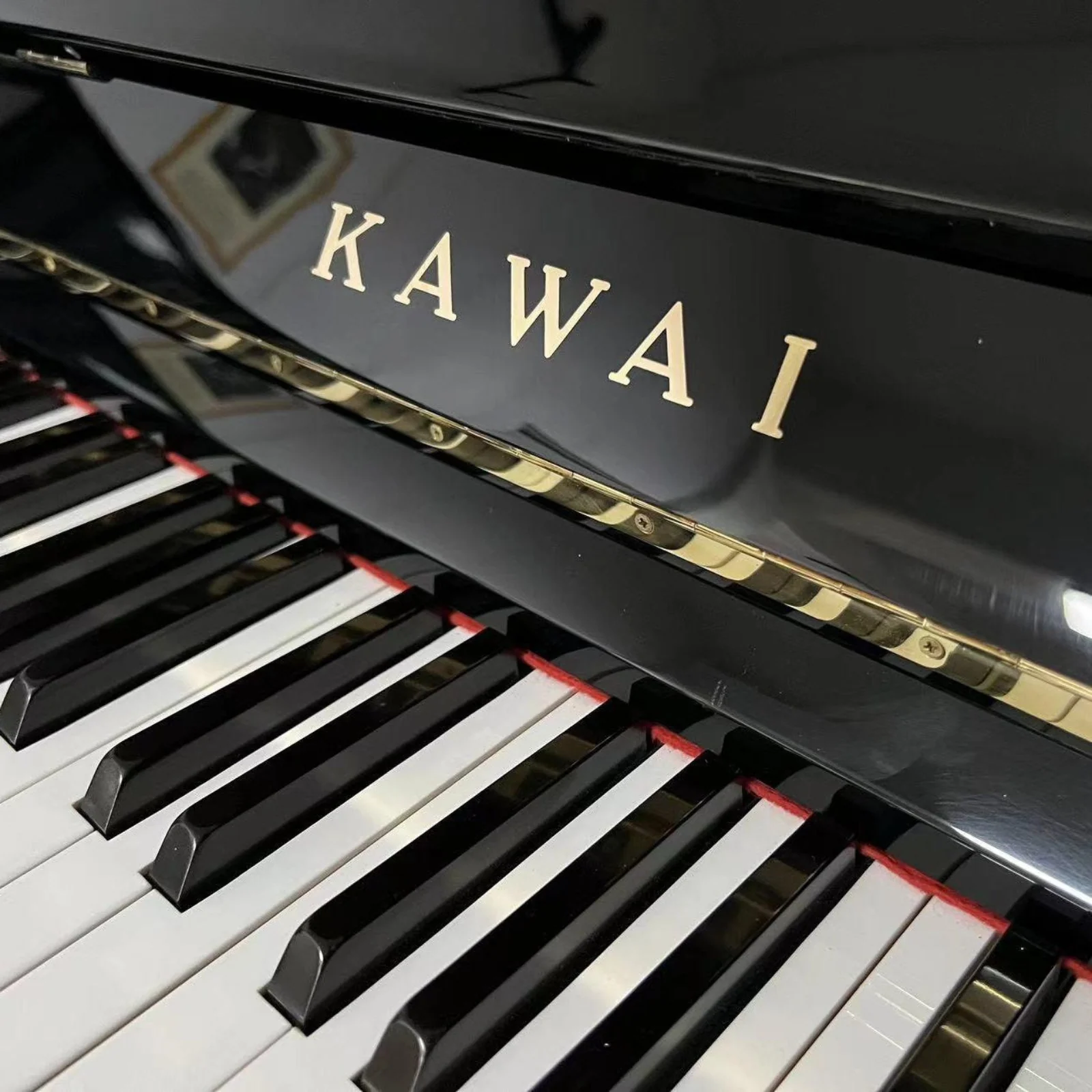Kawai DS-65 Upright Piano  – Black - Image 2