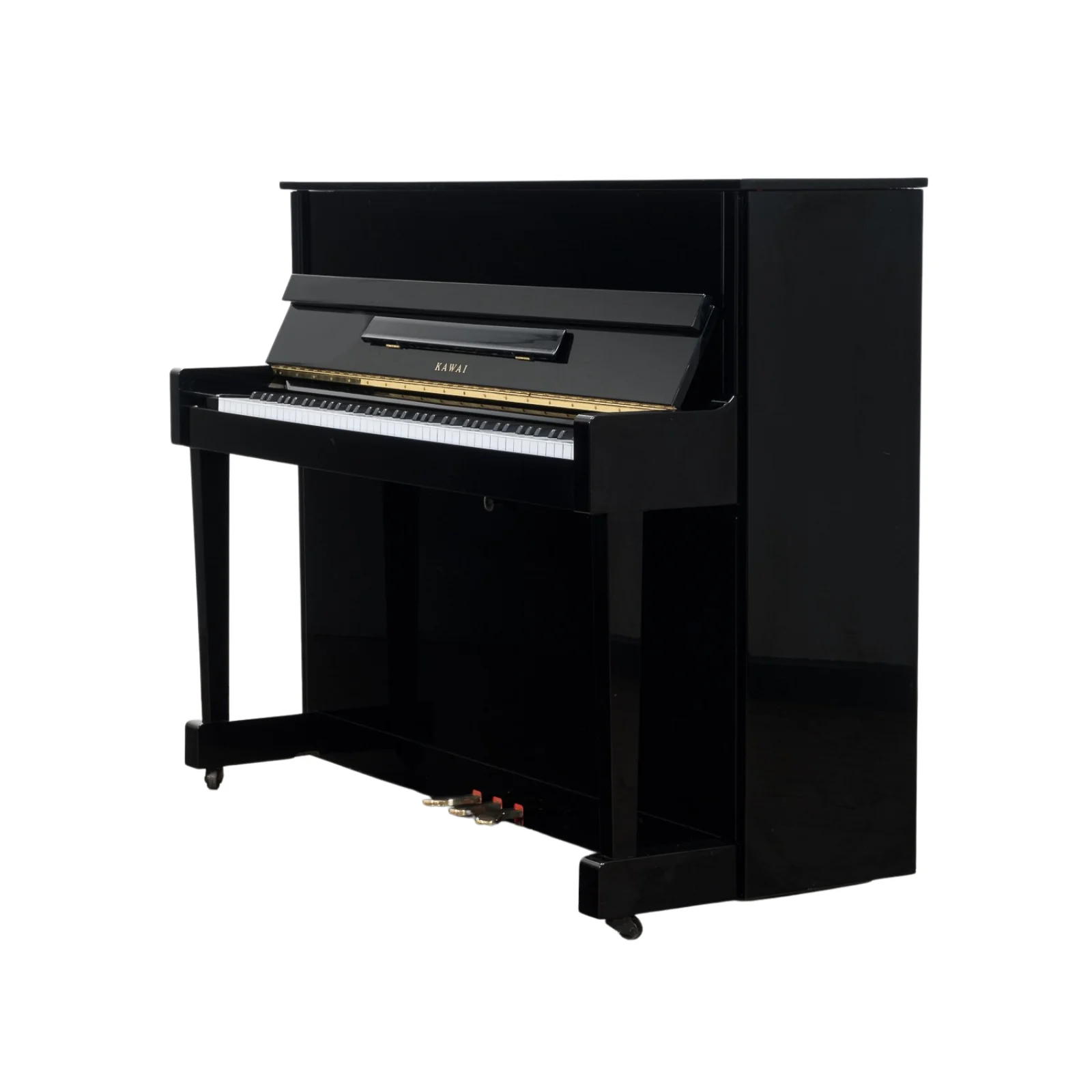 Kawai K-18 Upright Piano – Black (Reconditioned)