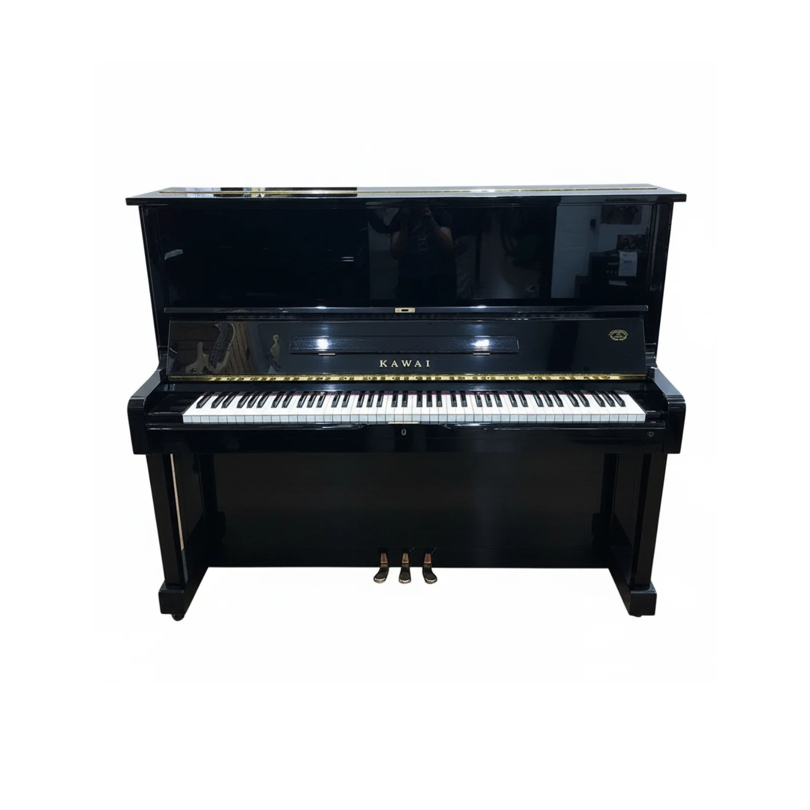 Kawai NS-15M Upright Piano – Black (Reconditioned) - Image 2