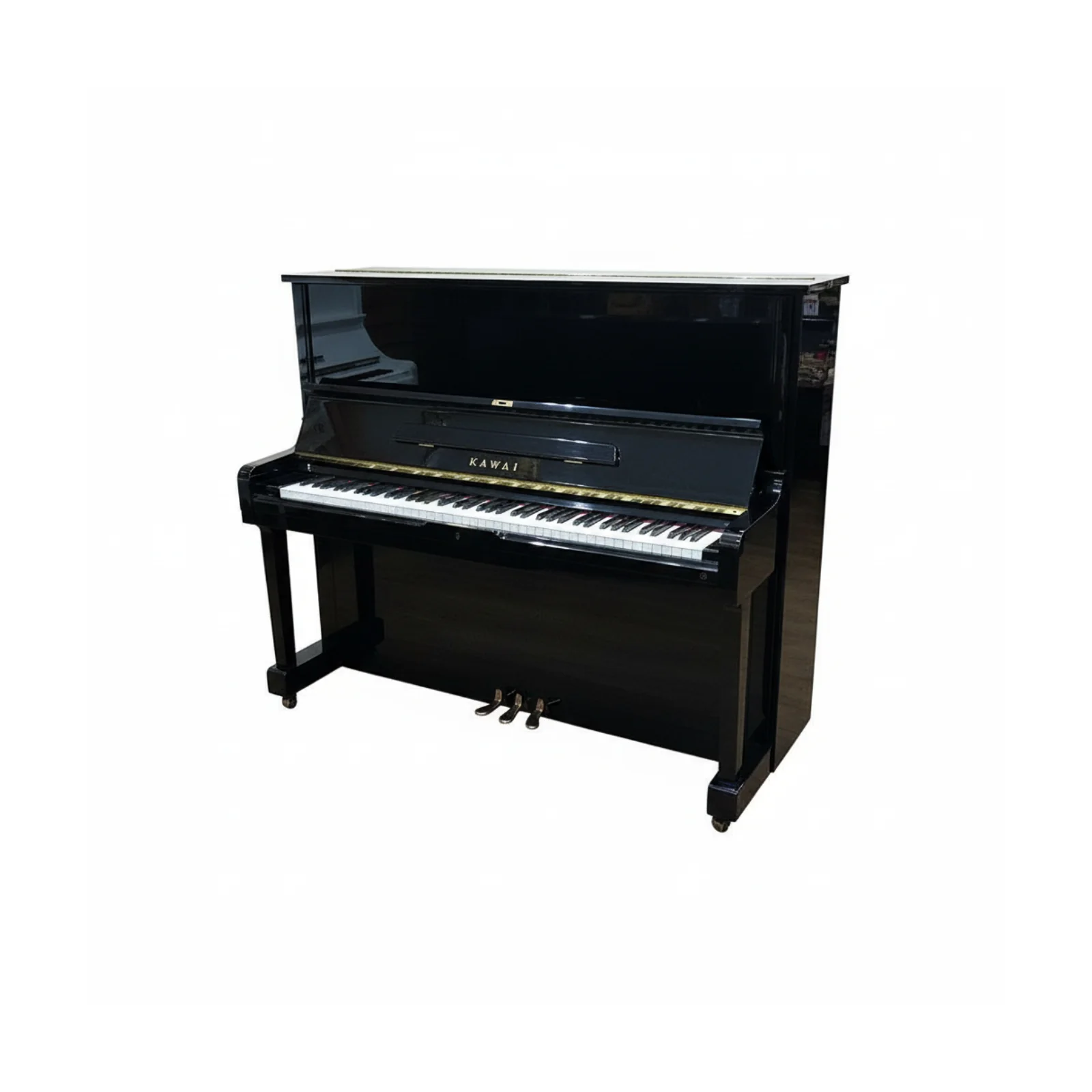 Kawai NS-15M Upright Piano – Black (Reconditioned) - Image 3
