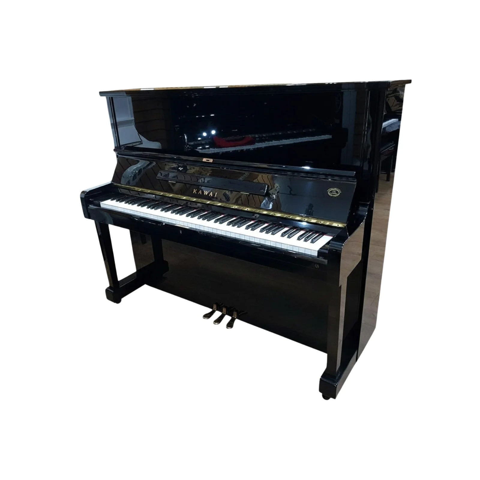 Kawai NS-15M Upright Piano – Black (Reconditioned) - Image 2