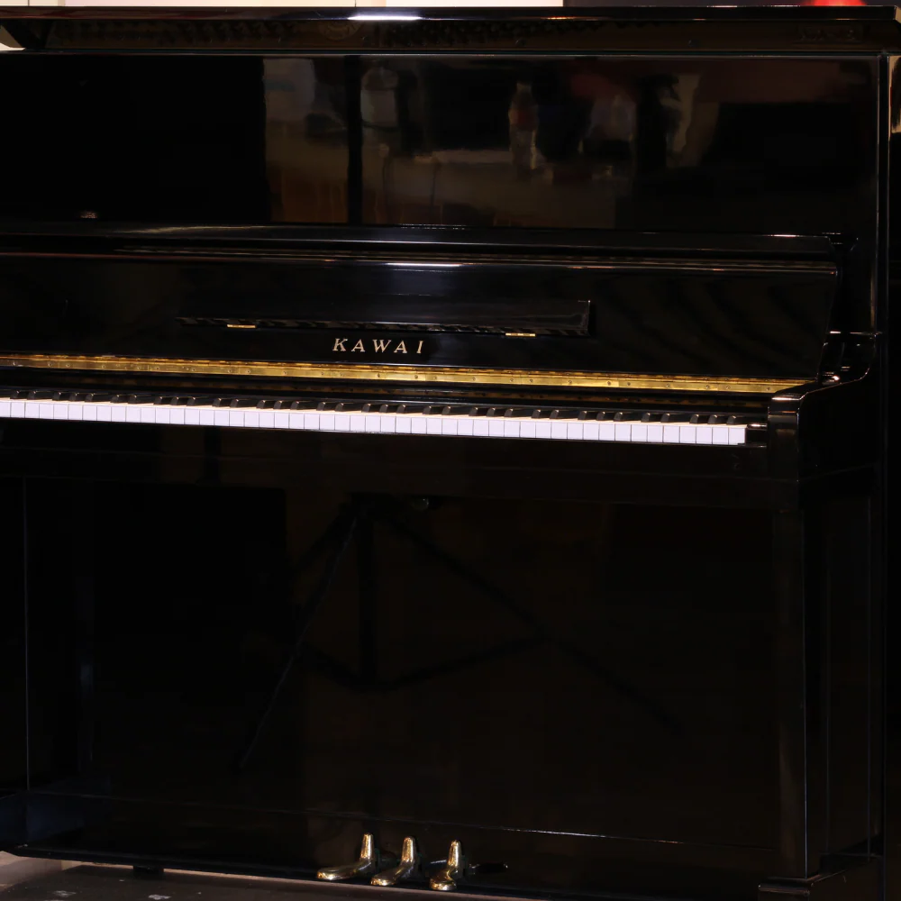 Kawai KU-1B Studio Upright Piano – Black - Image 5