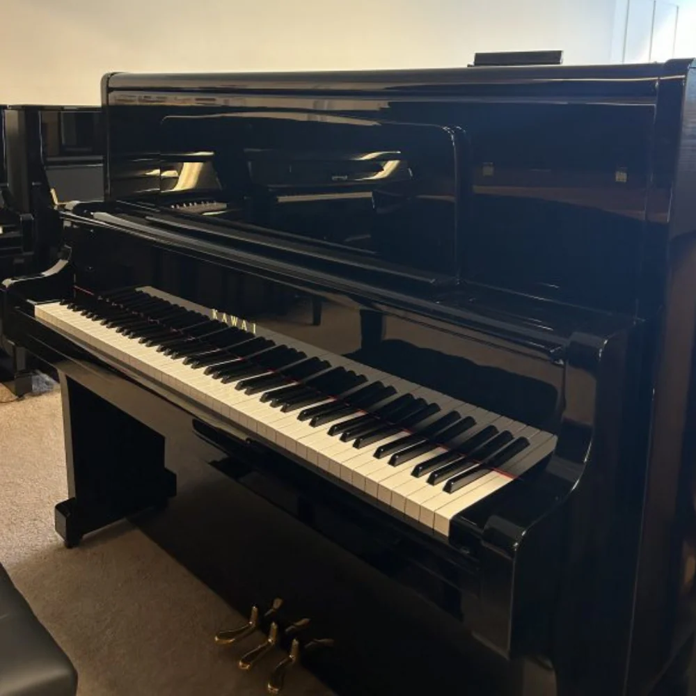 Kawai KU-2D Upright Piano – Black - Image 2