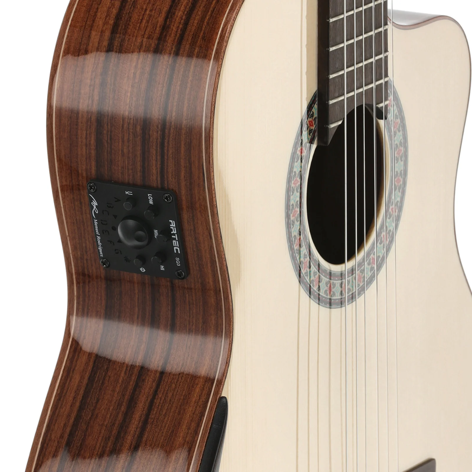 Manuel Rodriguez E-Acoustic ACADEMIA EX-SS Cutaway Spruce Highgloss - Image 3
