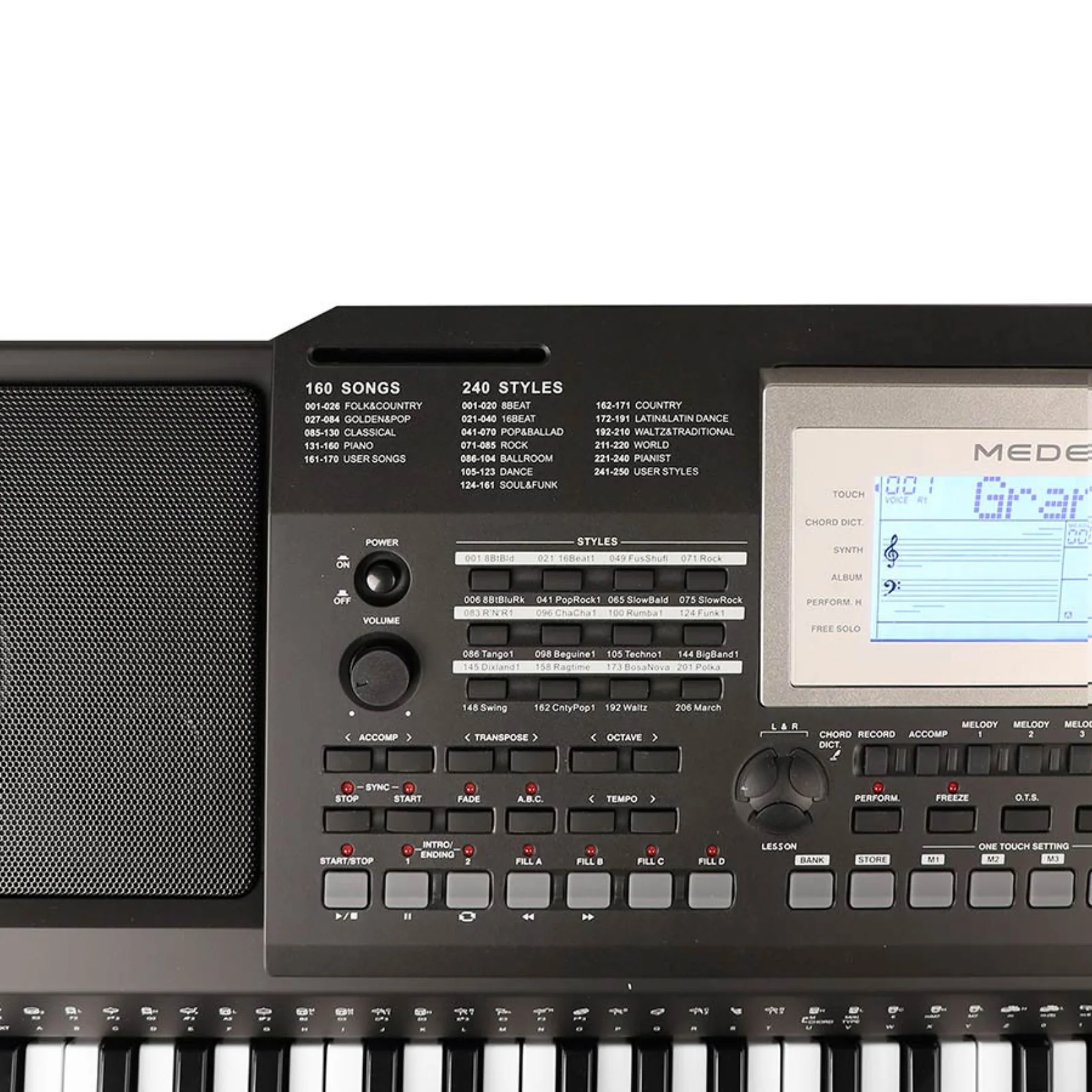 Medeli A810 61-Key Arranger Keyboard - Image 4