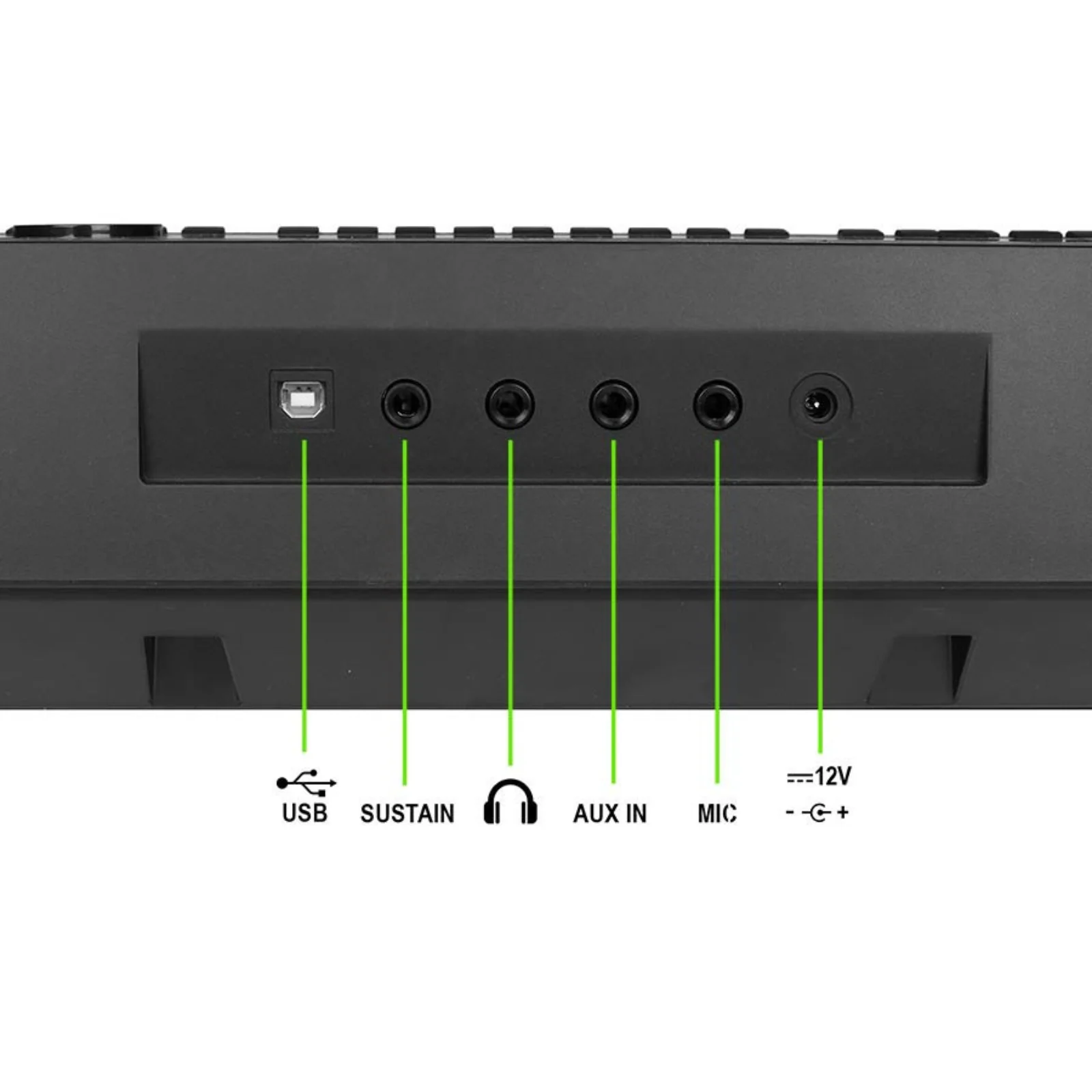 Medeli M331 61-Key Portable Keyboard - Image 7