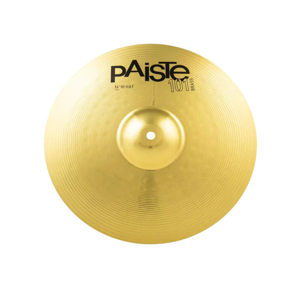 Paiste 101 Brass Hi-Hat Cymbals 14" - Image 2