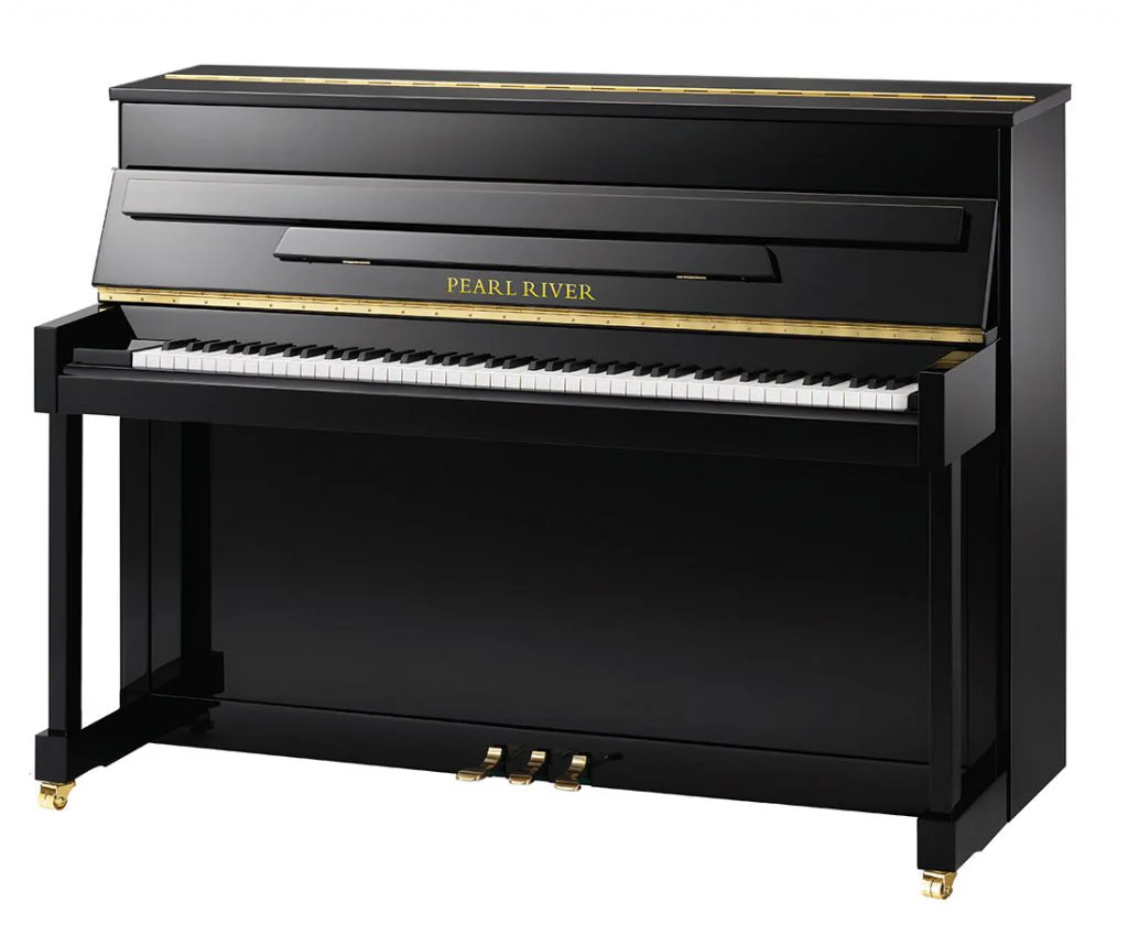 Pearl River EU-110 Upright Piano – Black