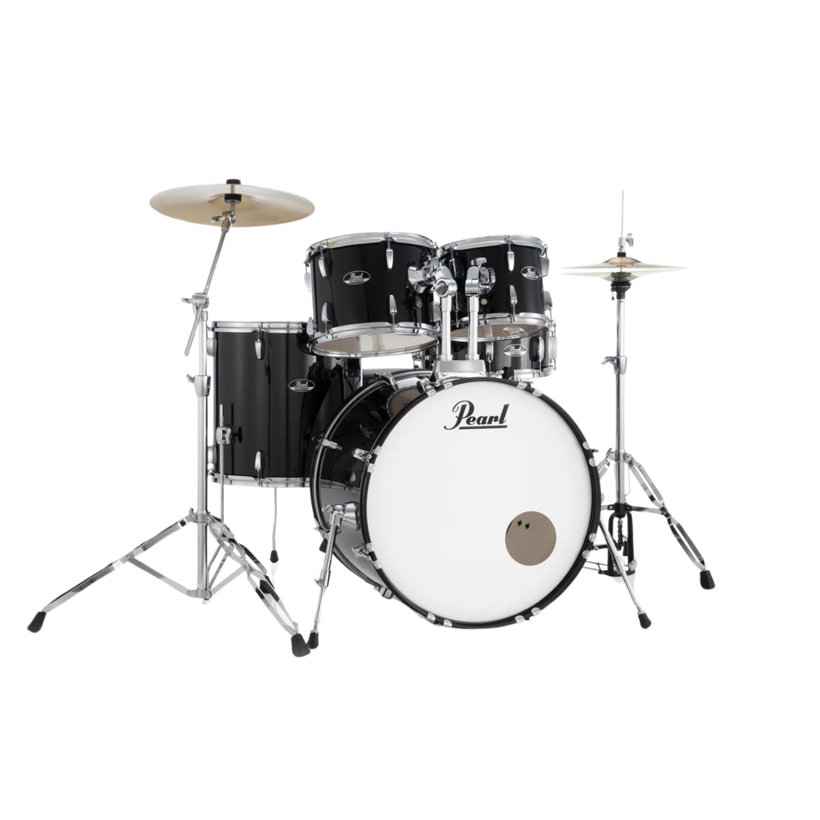 Pearl RS525SC Roadshow Drum Set – Jet Black Finish - Image 4
